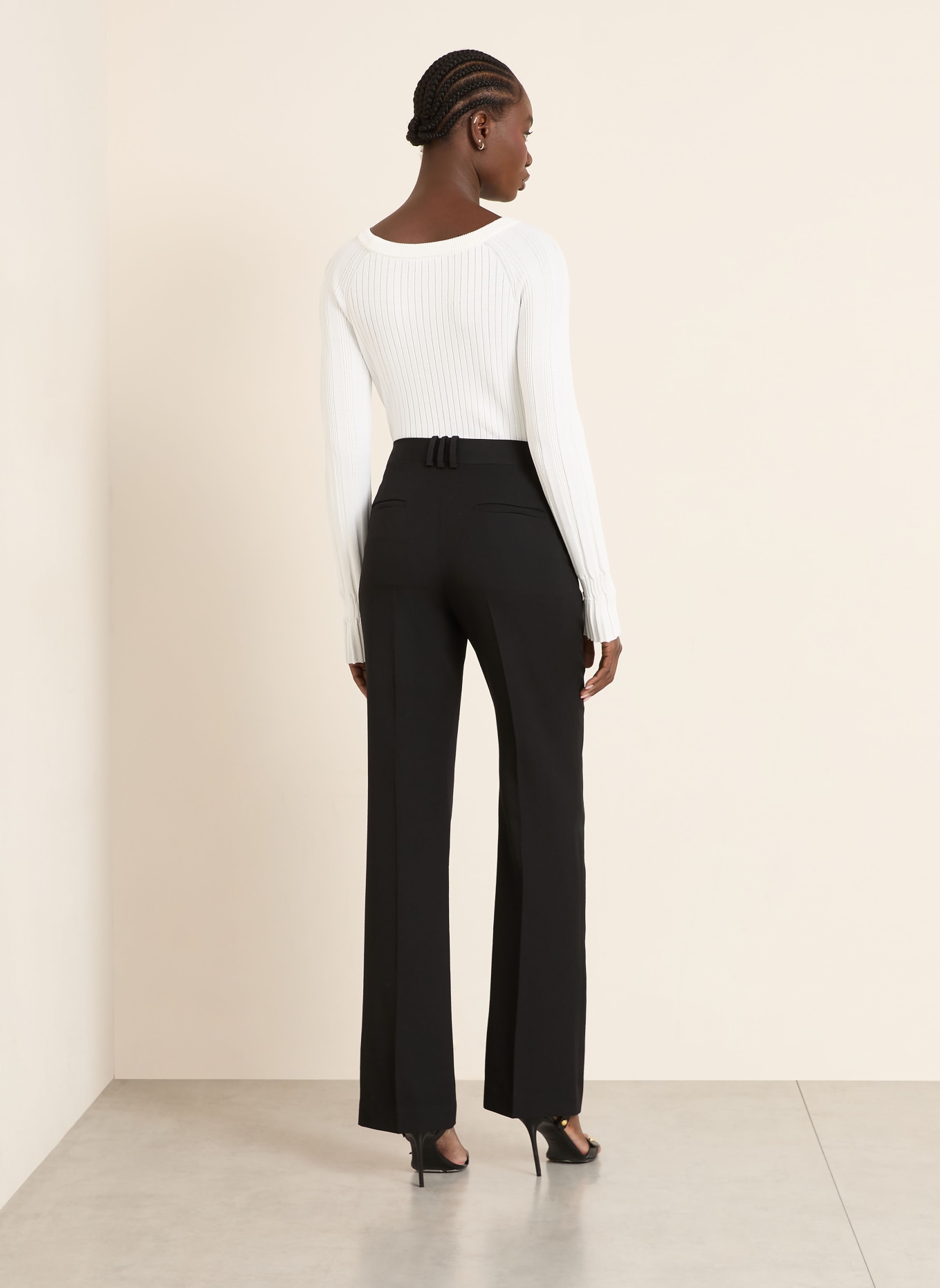 BALMAIN Pullover: WEISS