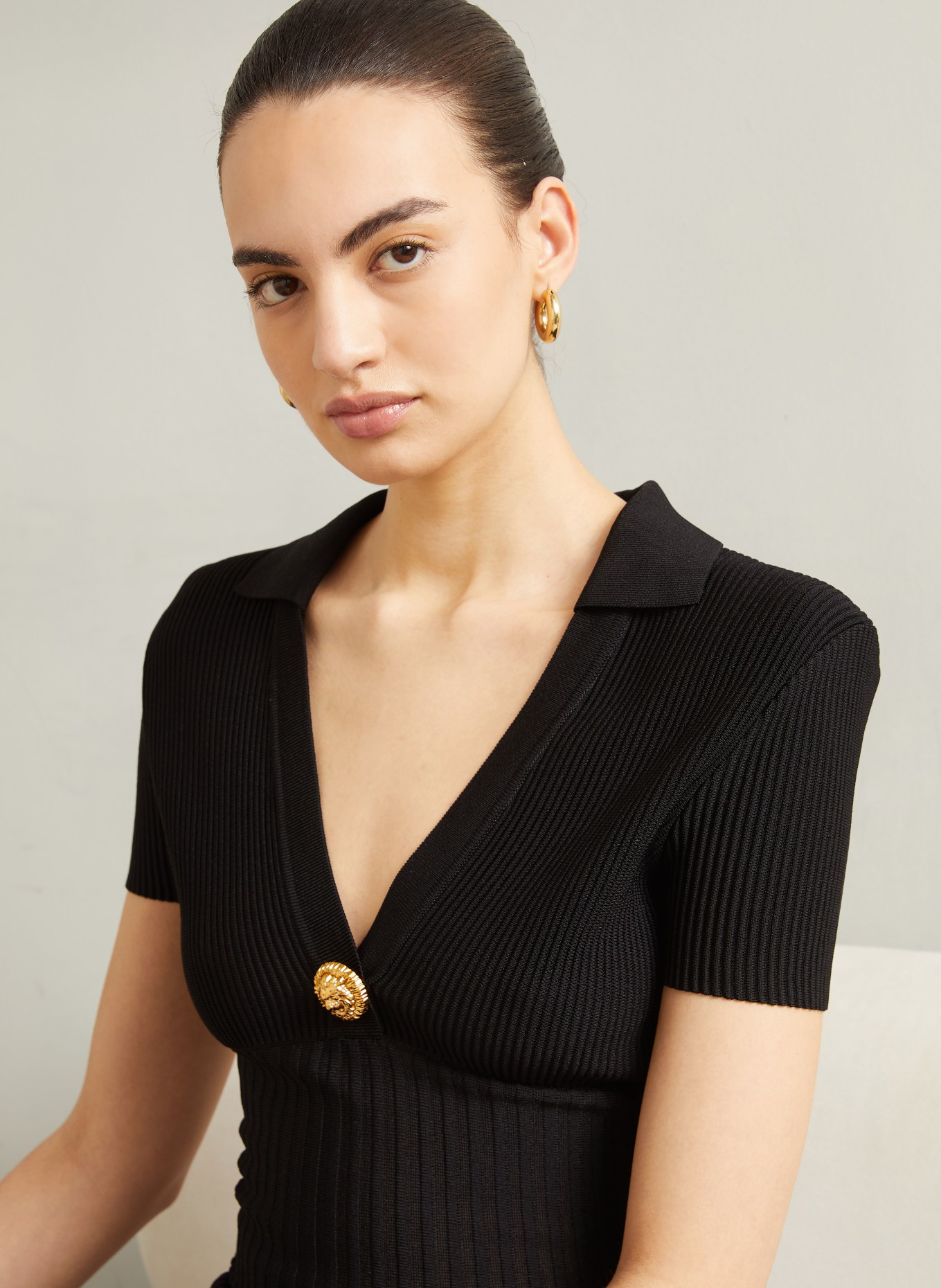 BALMAIN Cocktailkleid: SCHWARZ