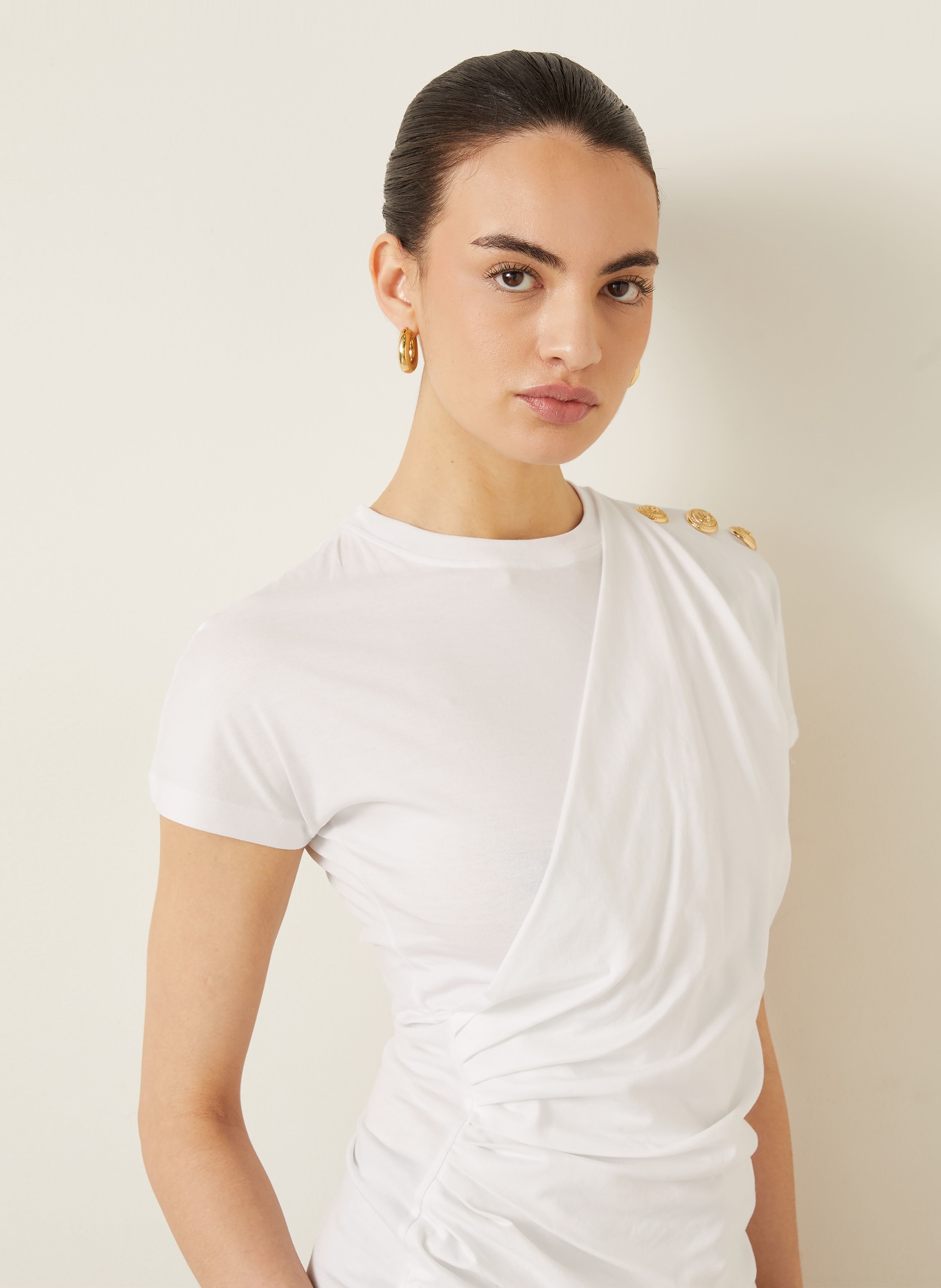 BALMAIN T-Shirt: WEISS