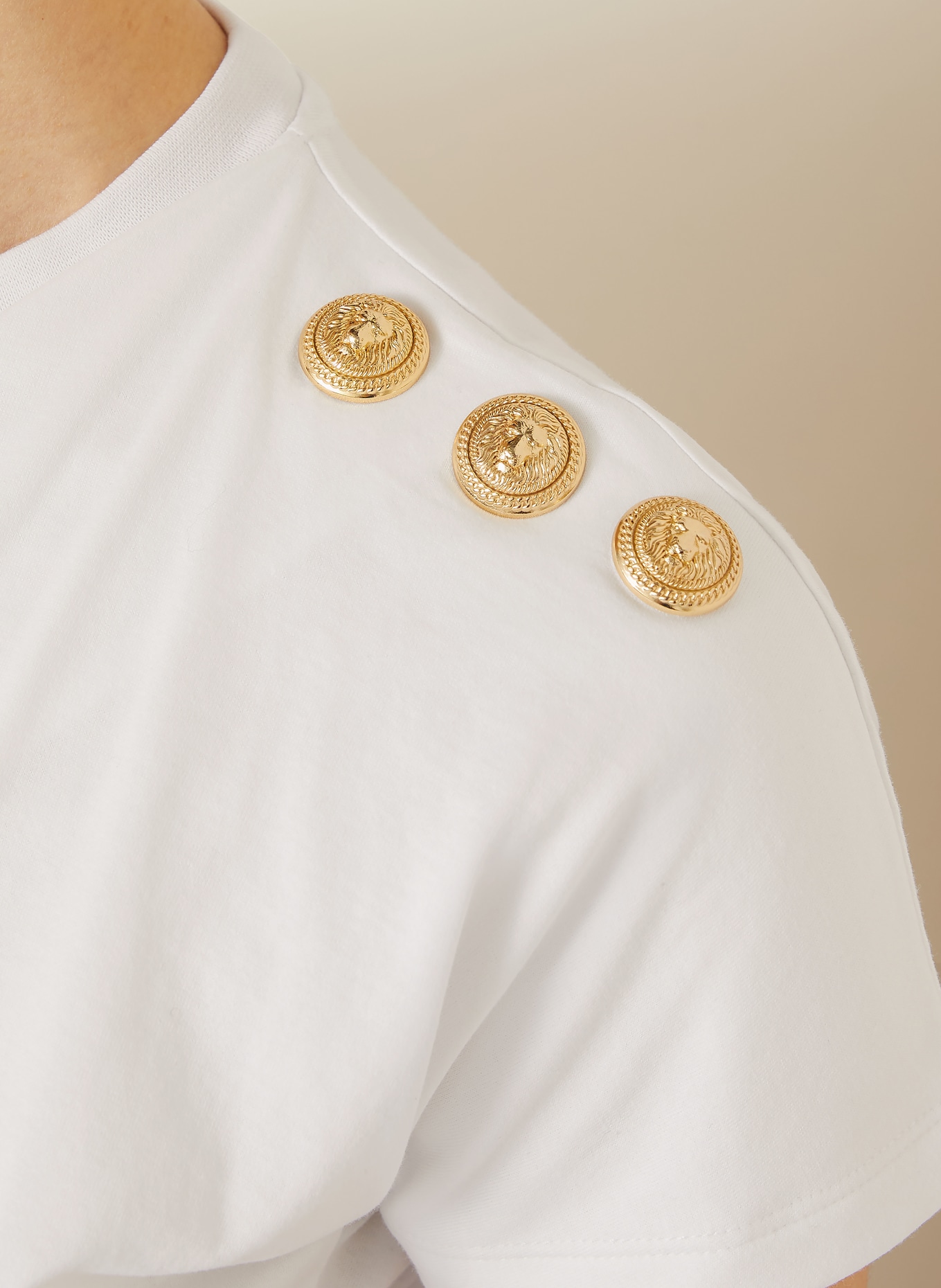 BALMAIN T-Shirt: WEISS