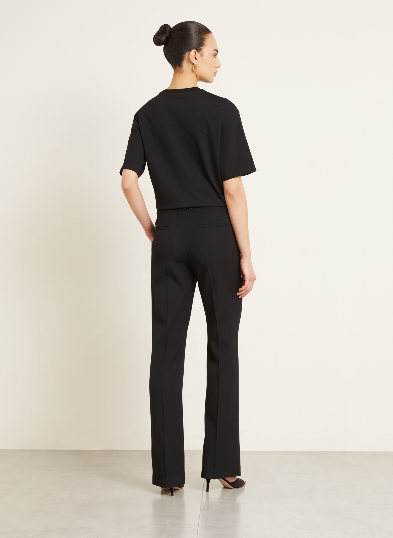 BALMAIN T-Shirt: SCHWARZ / CREME