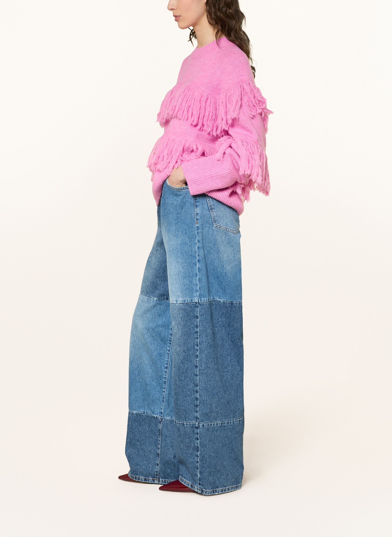 ESSENTIEL ANTWERP Wide Leg Jeans JEE: DN08 Dark Night