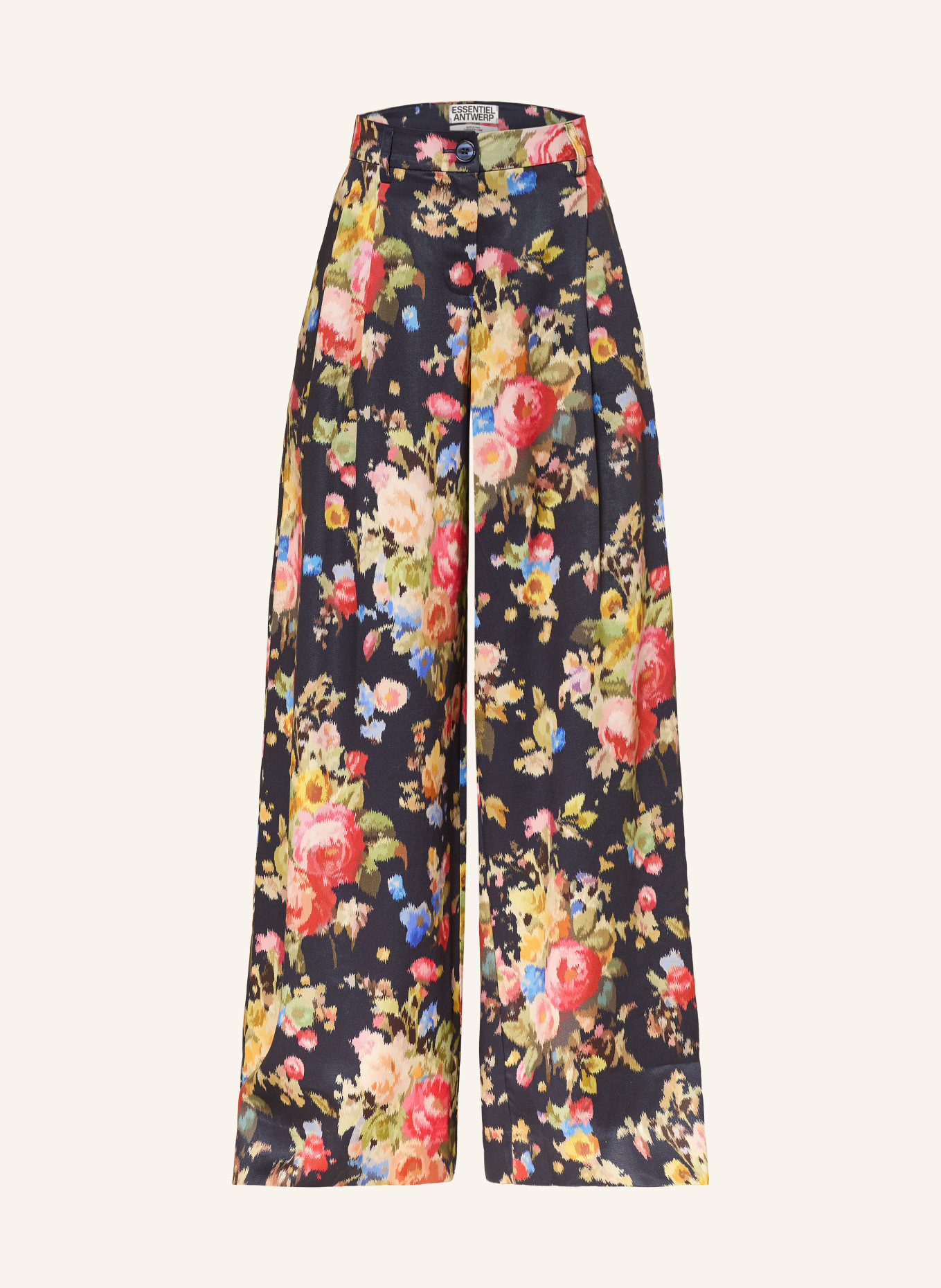 ESSENTIEL ANTWERP Marlenehosen JAZZY: SCHWARZ / ROT / HELLGRÜN