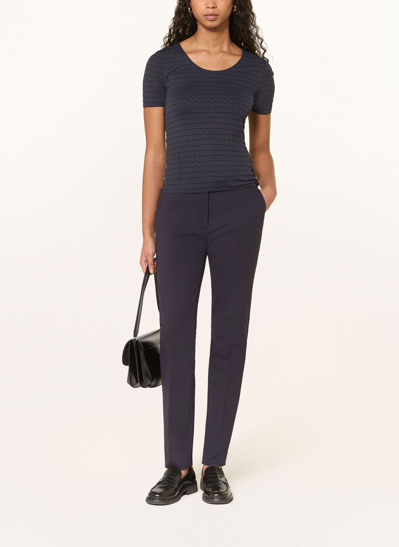 EMPORIO ARMANI tričko: TMAVĚ MODRÁ