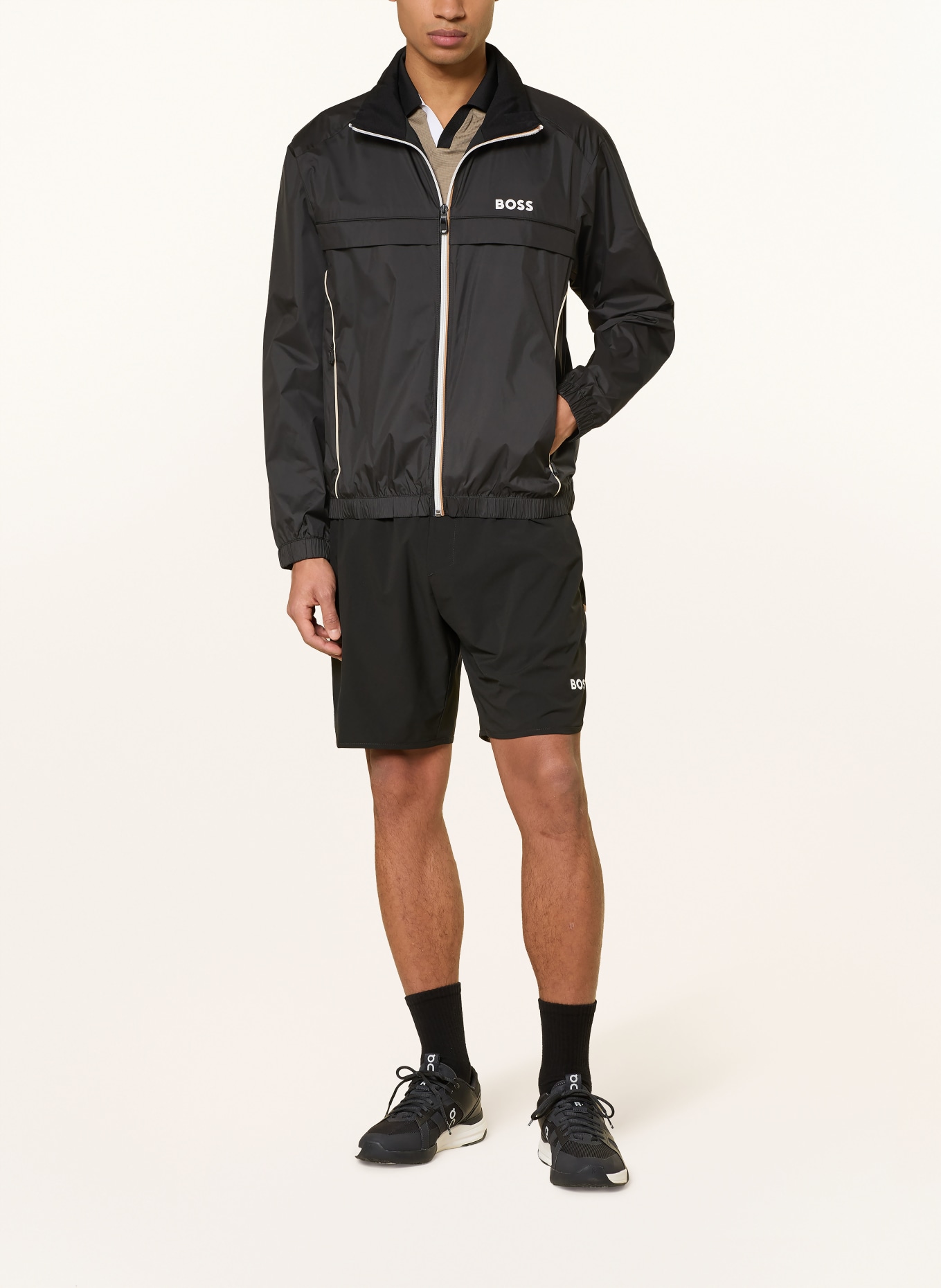 BOSS Tennisjacke TOC: SCHWARZ