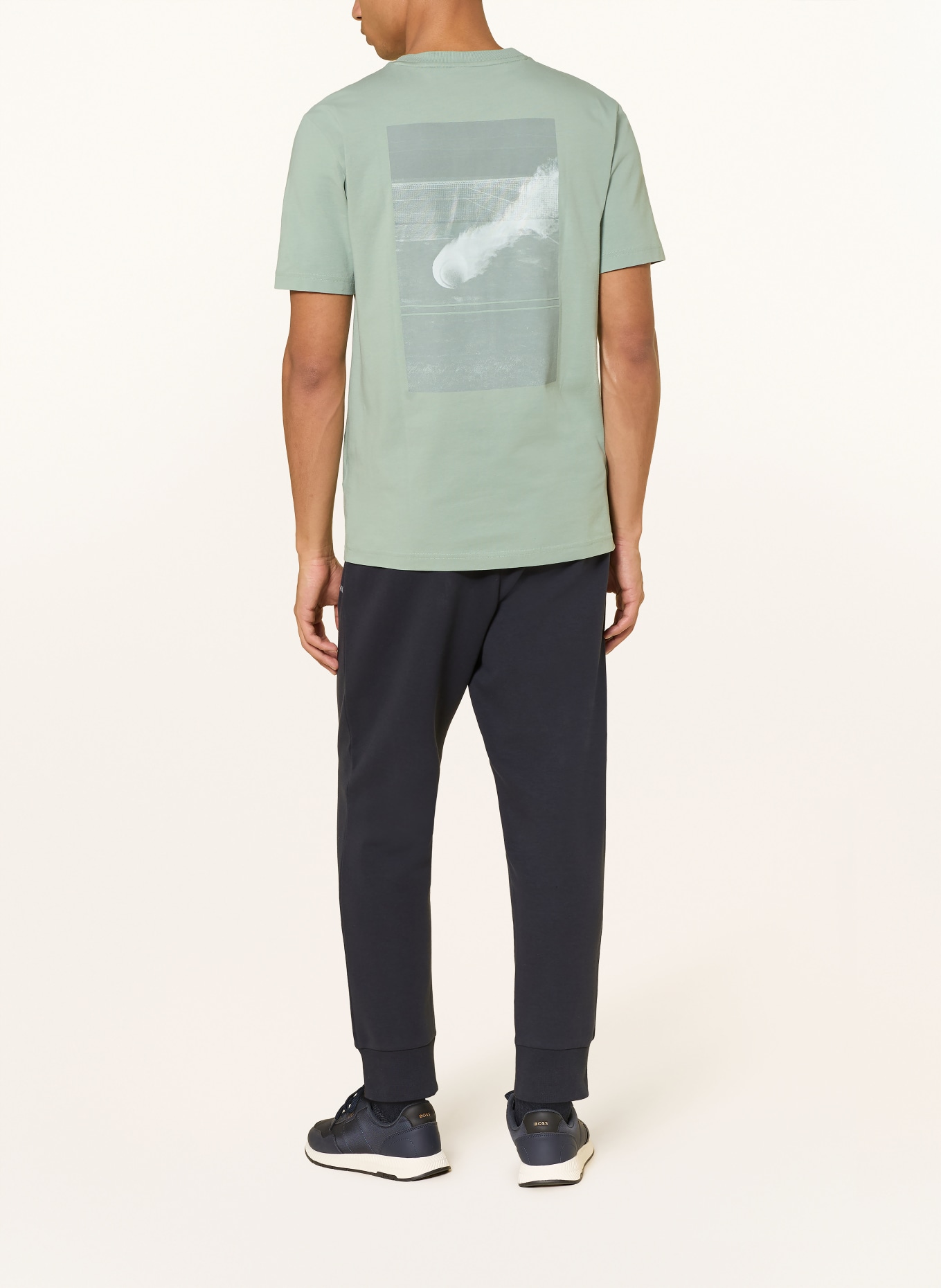 BOSS Koszulka JOIN GRX: JASNOZIELONY