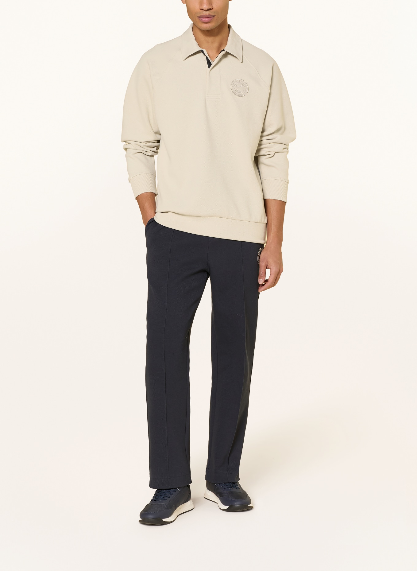 BOSS Piqué-Poloshirt JOIN: BEIGE