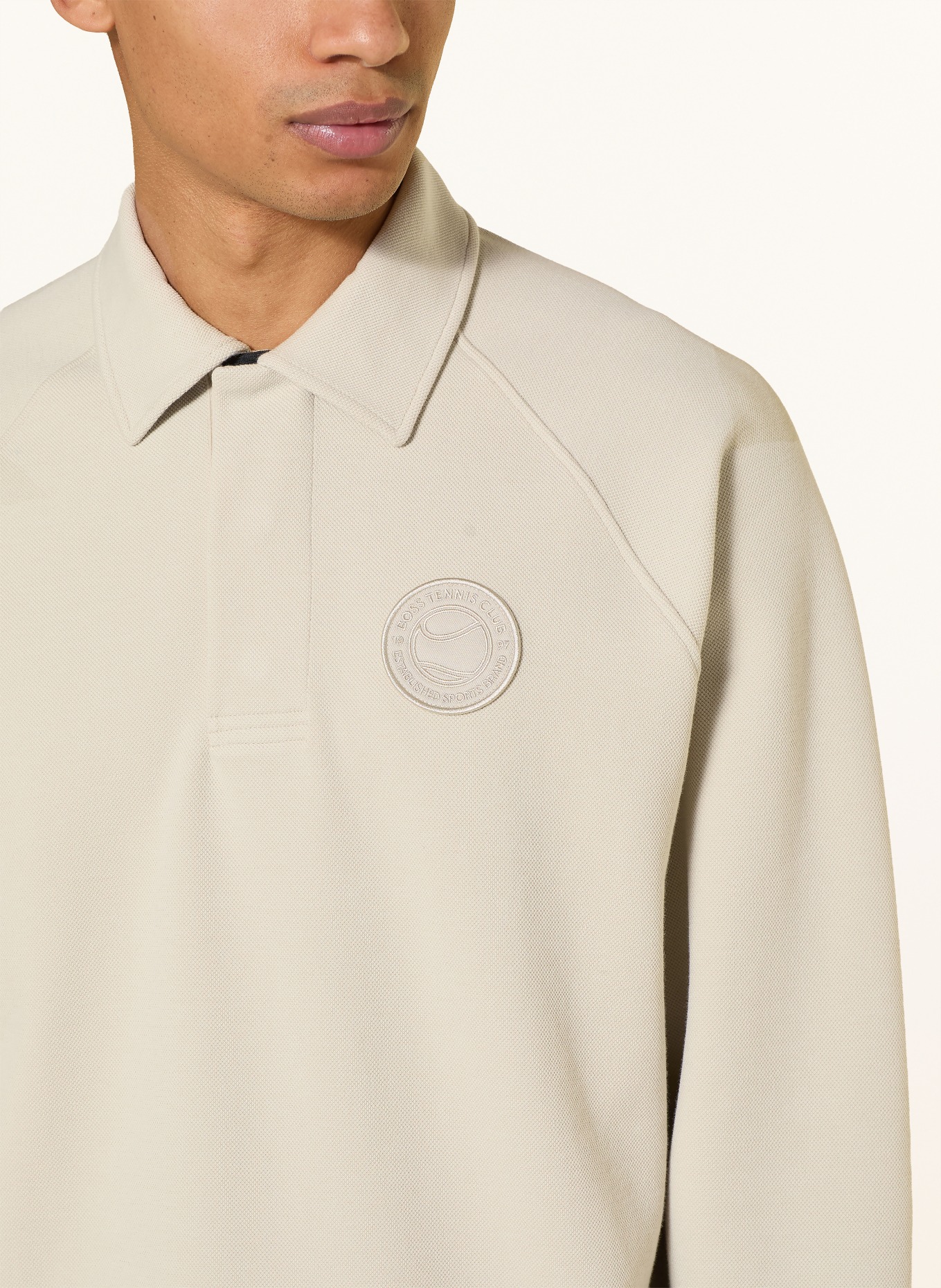 BOSS Piqué-Poloshirt JOIN: BEIGE
