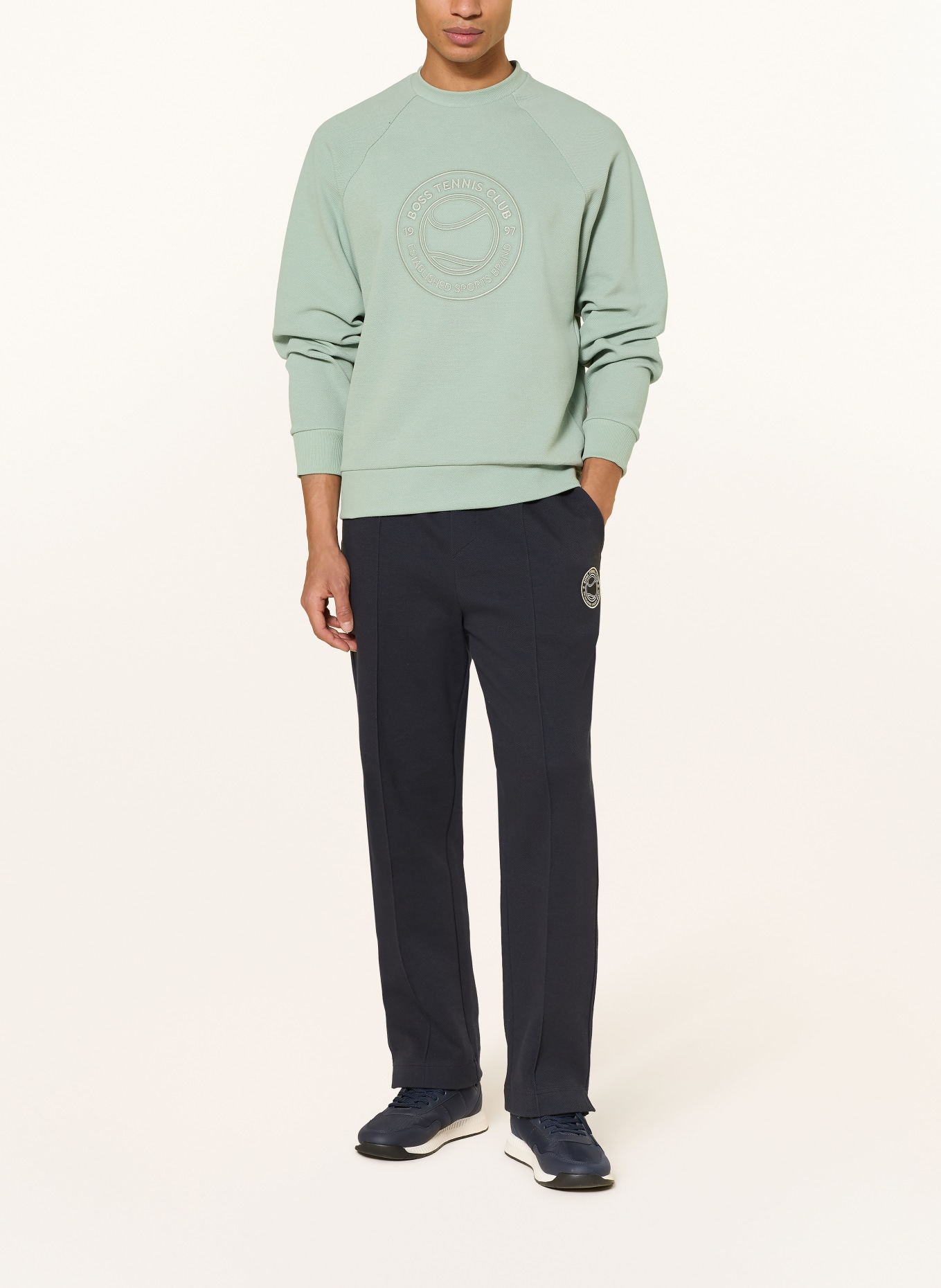 BOSS Sweatshirt JOIN SALBO: HELLGRÜN