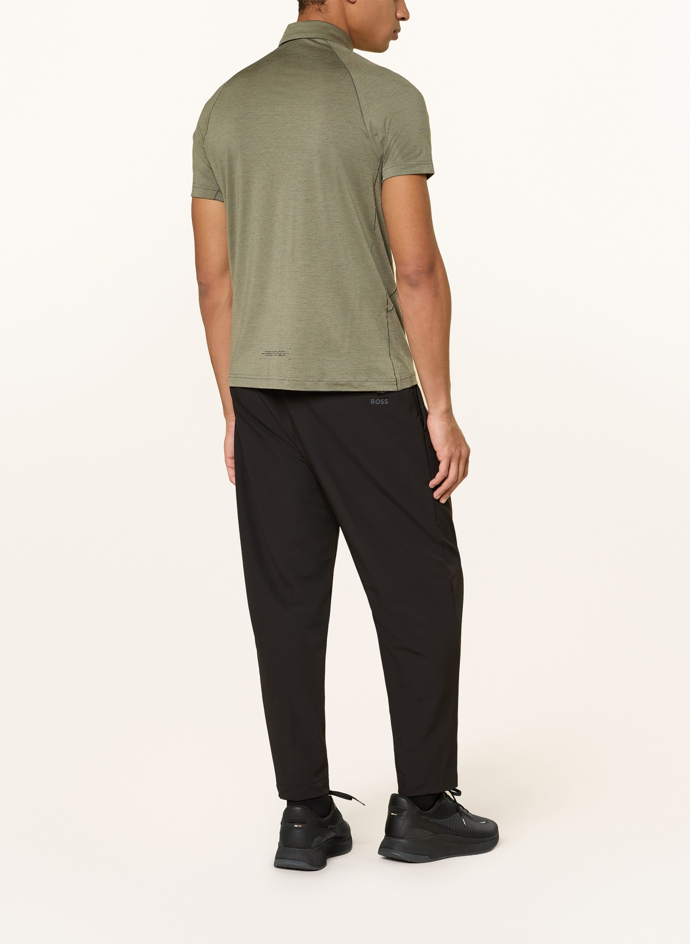 BOSS Koszulka polo z dżerseju TOUR: OLIWKOWY