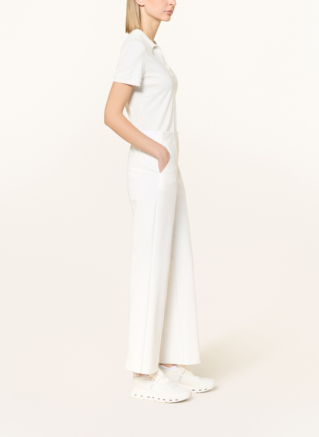 SPORTALM golfové kalhoty: KRÉMOVÁ