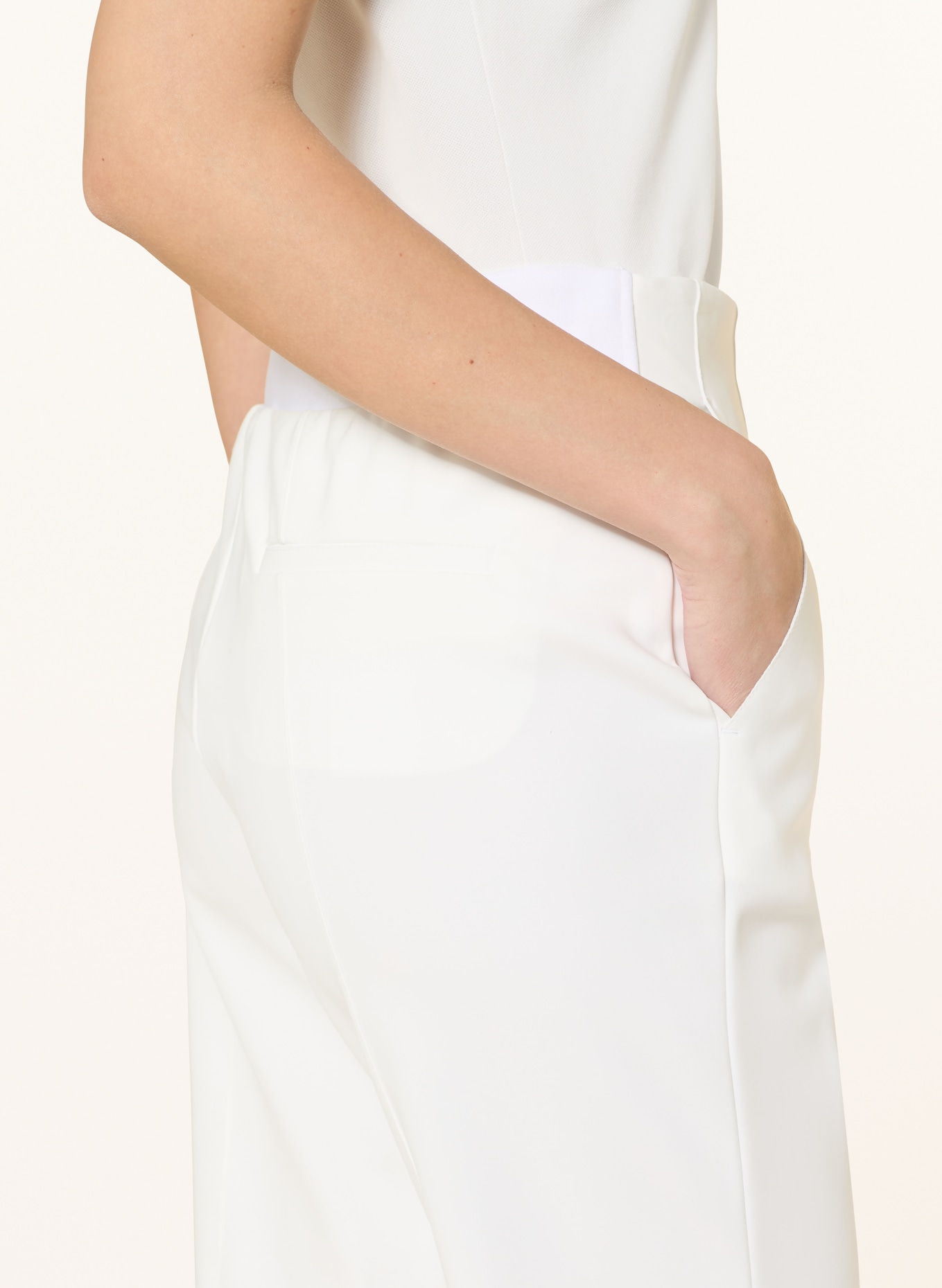 SPORTALM golfové kalhoty: KRÉMOVÁ