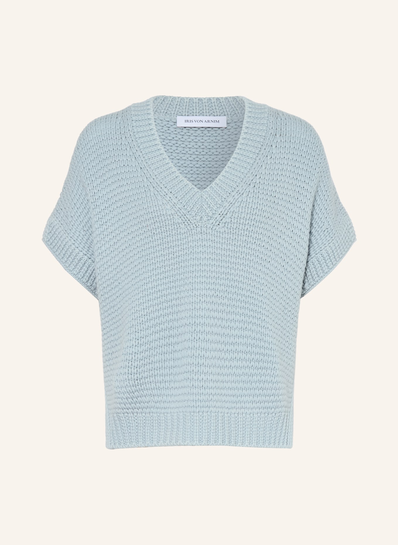 IRIS von ARNIM Strickshirt MARCELLINE: HELLBLAU