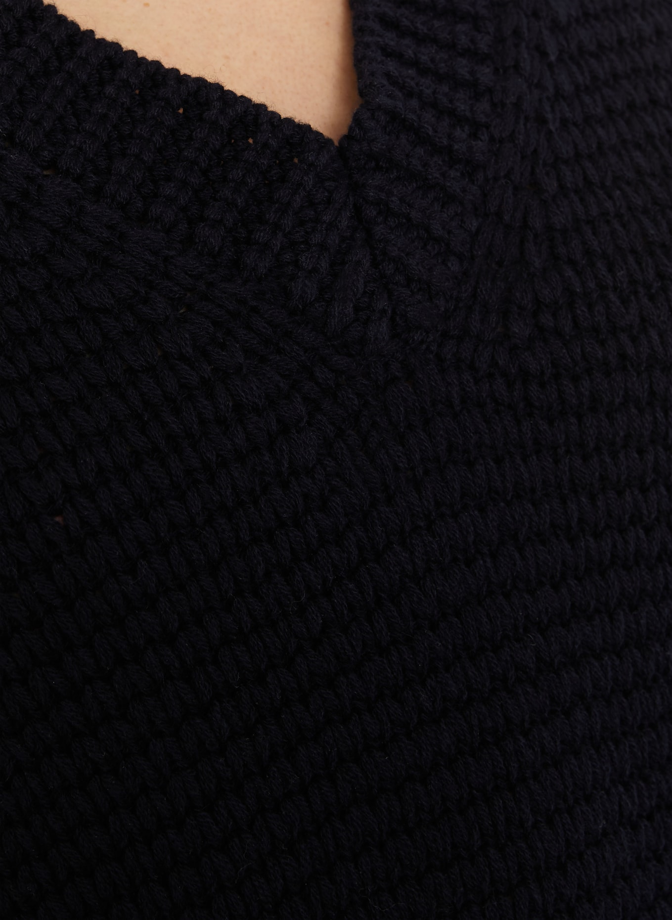 IRIS von ARNIM Sweter z kaszmiru MAGNOLIE: GRANATOWY