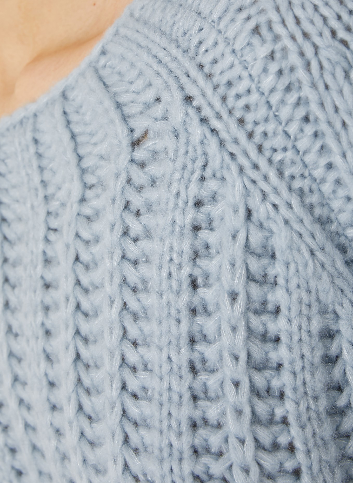 IRIS von ARNIM Sweter z kaszmiru DANIRA: JASNONIEBIESKI