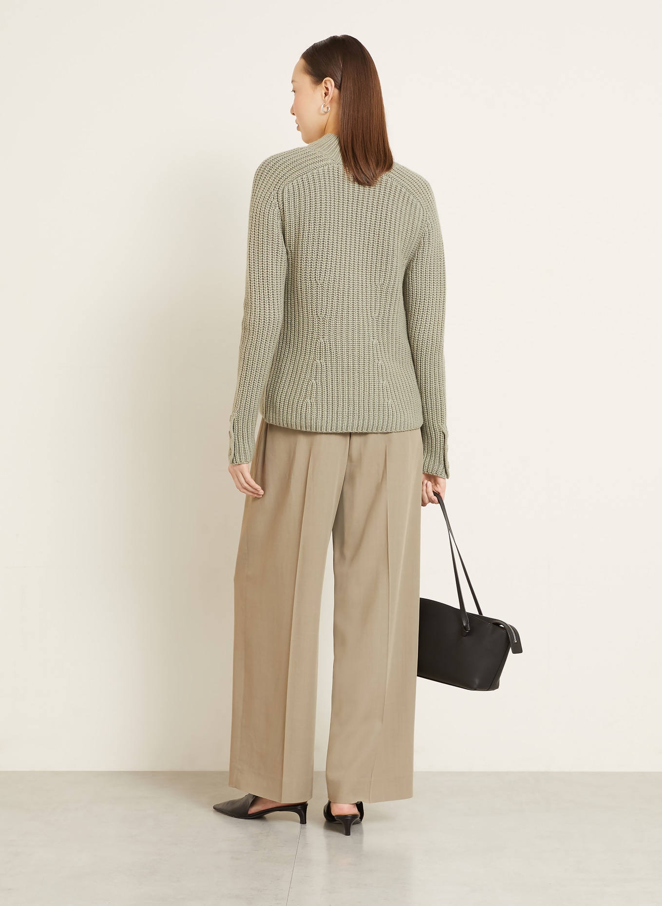 IRIS von ARNIM Strickjacke HELIANTHA aus Cashmere: GRAU