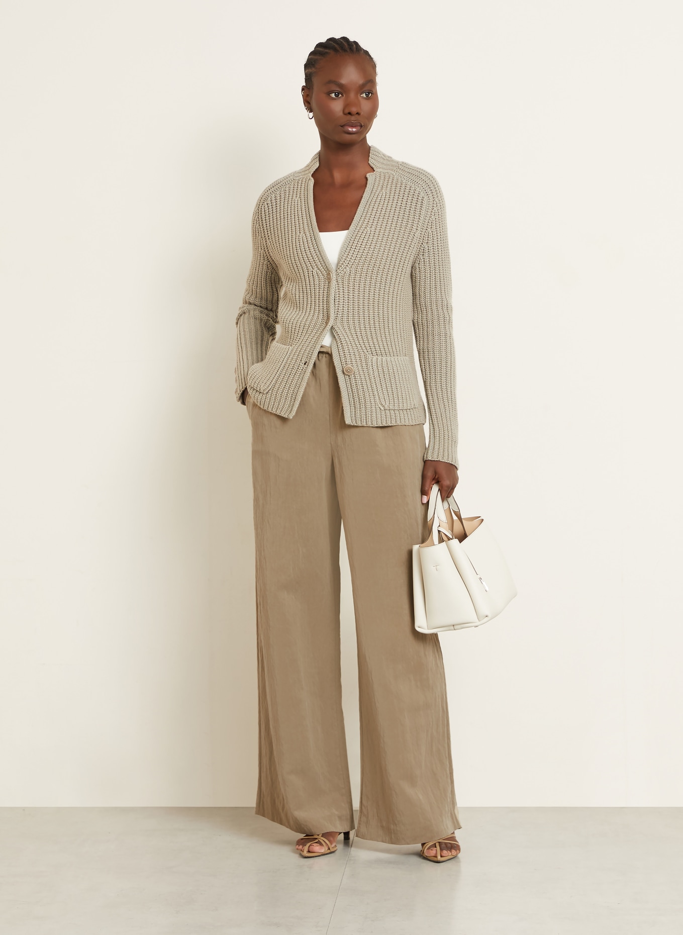 IRIS von ARNIM Jogging-style pants: CAMEL