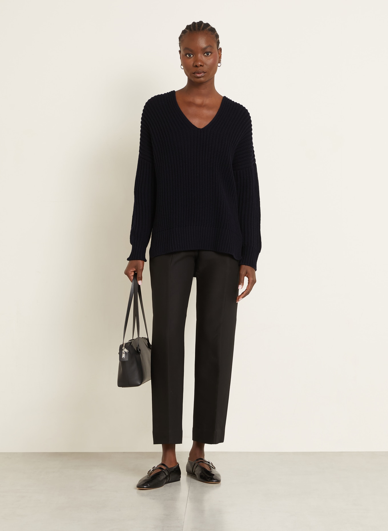 IRIS von ARNIM Cashmere-Pullover AMARANTHA: DUNKELBLAU