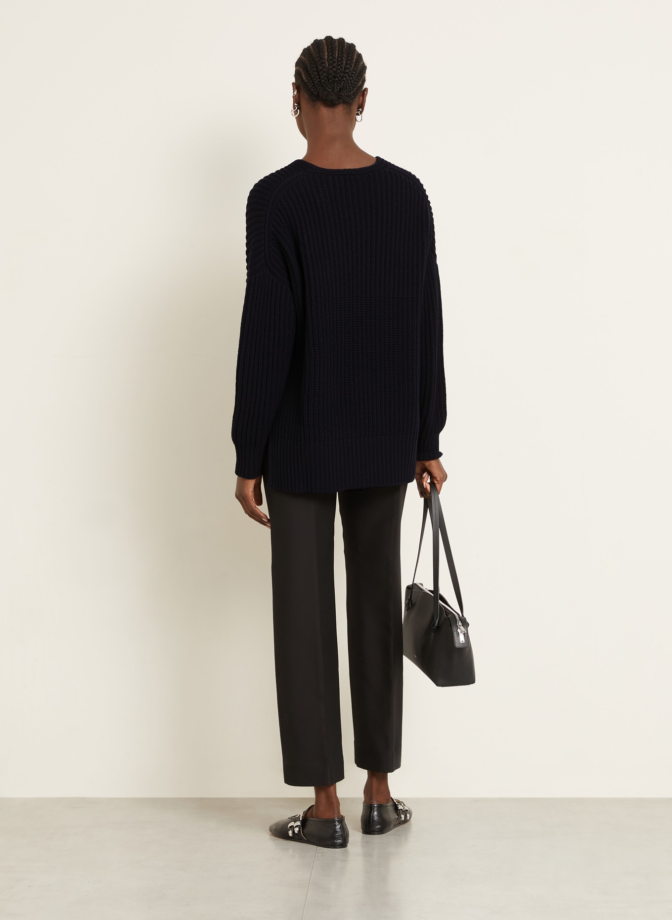 IRIS von ARNIM Cashmere-Pullover AMARANTHA: DUNKELBLAU