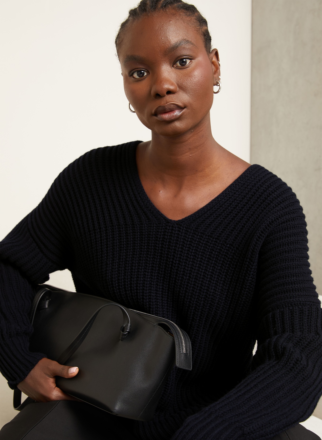 IRIS von ARNIM Cashmere-Pullover AMARANTHA: DUNKELBLAU