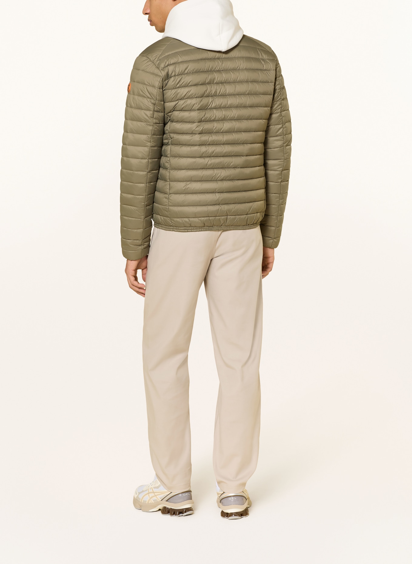 SAVE THE DUCK Lehká prošívaná bunda ALEXANDER: ŠEDÁ