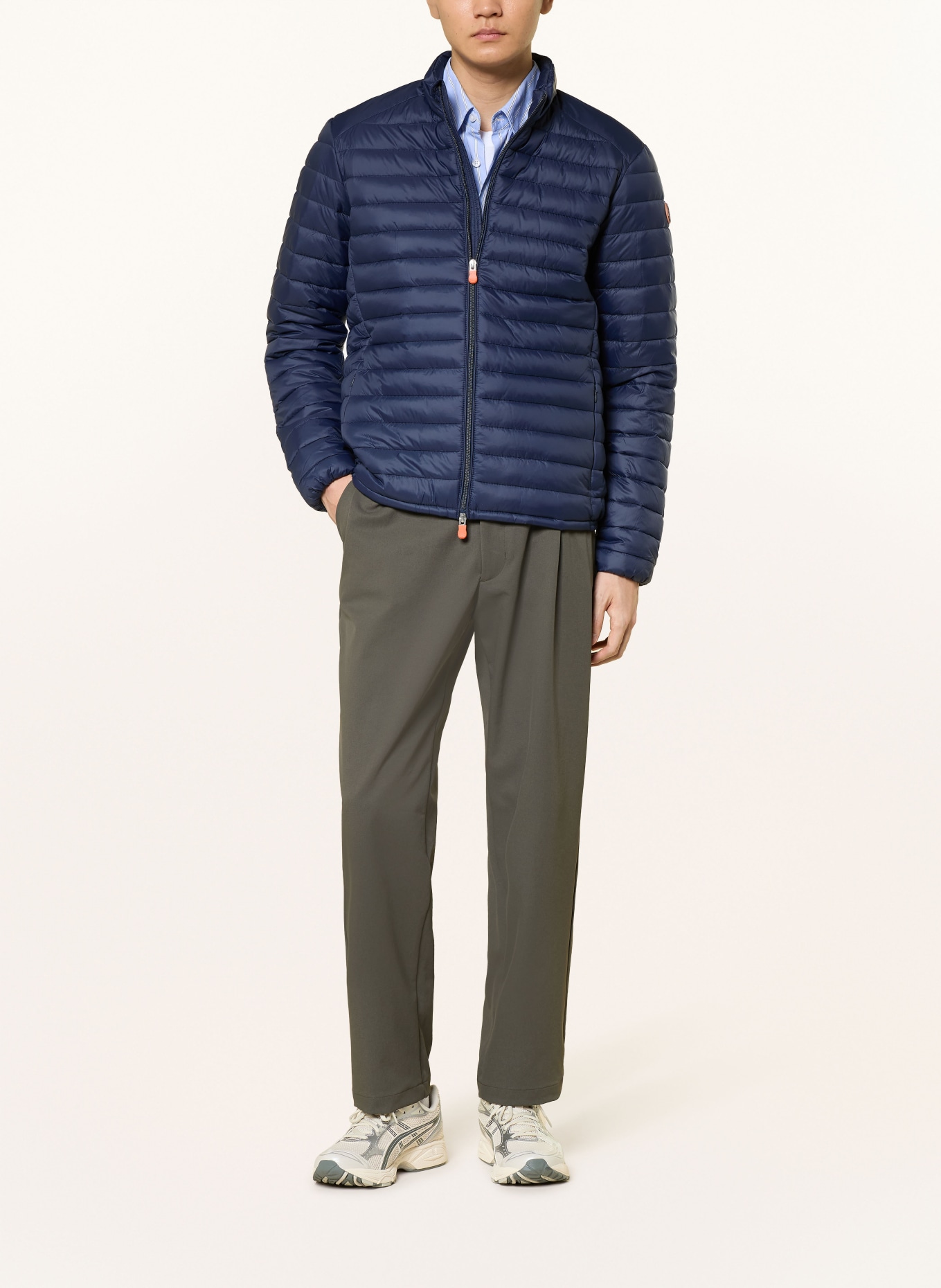 SAVE THE DUCK Lehká prošívaná bunda ALEXANDER: TMAVĚ MODRÁ