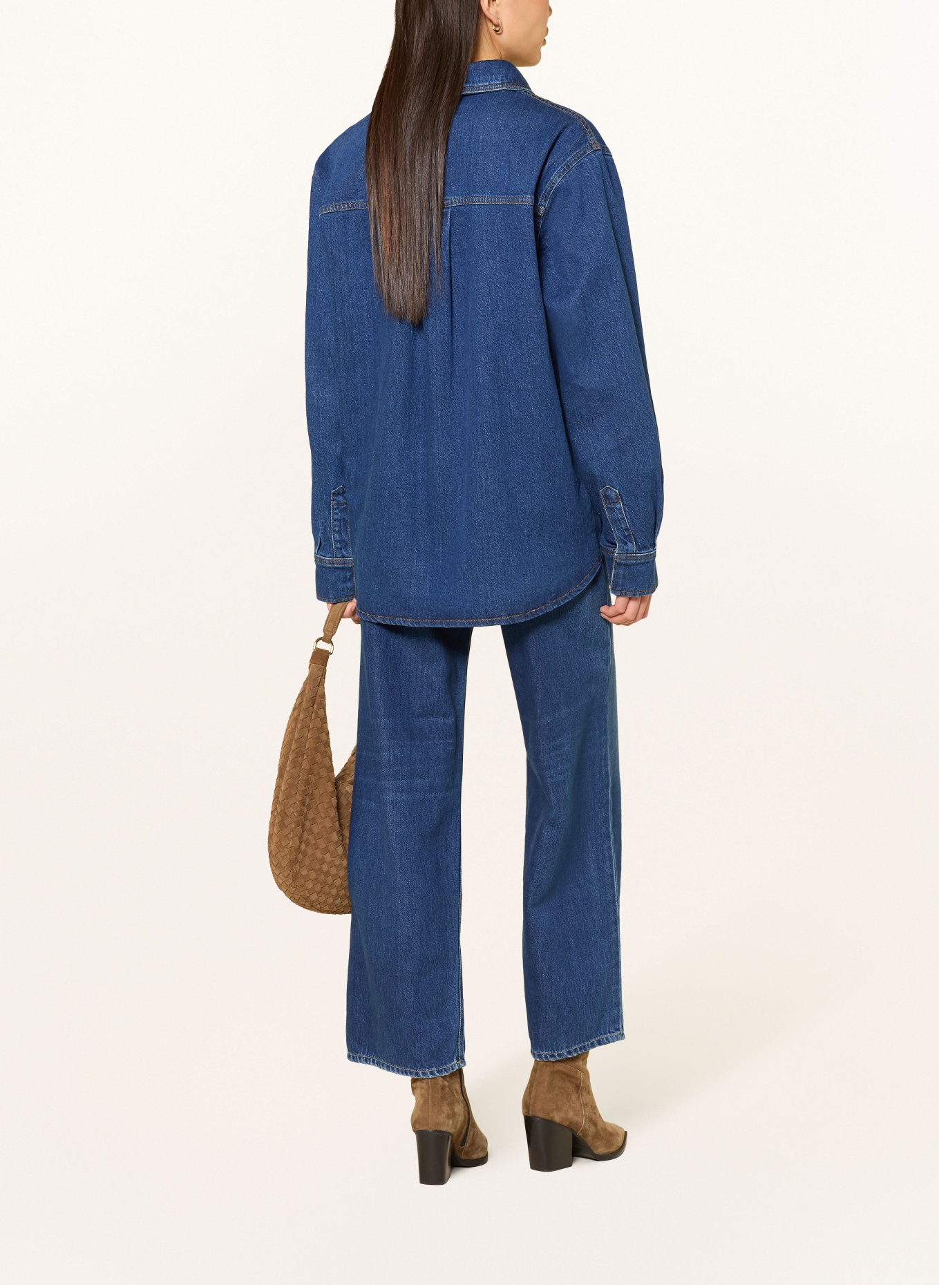 REPLAY Wide Leg Jeans CARY: 007 DARK BLUE