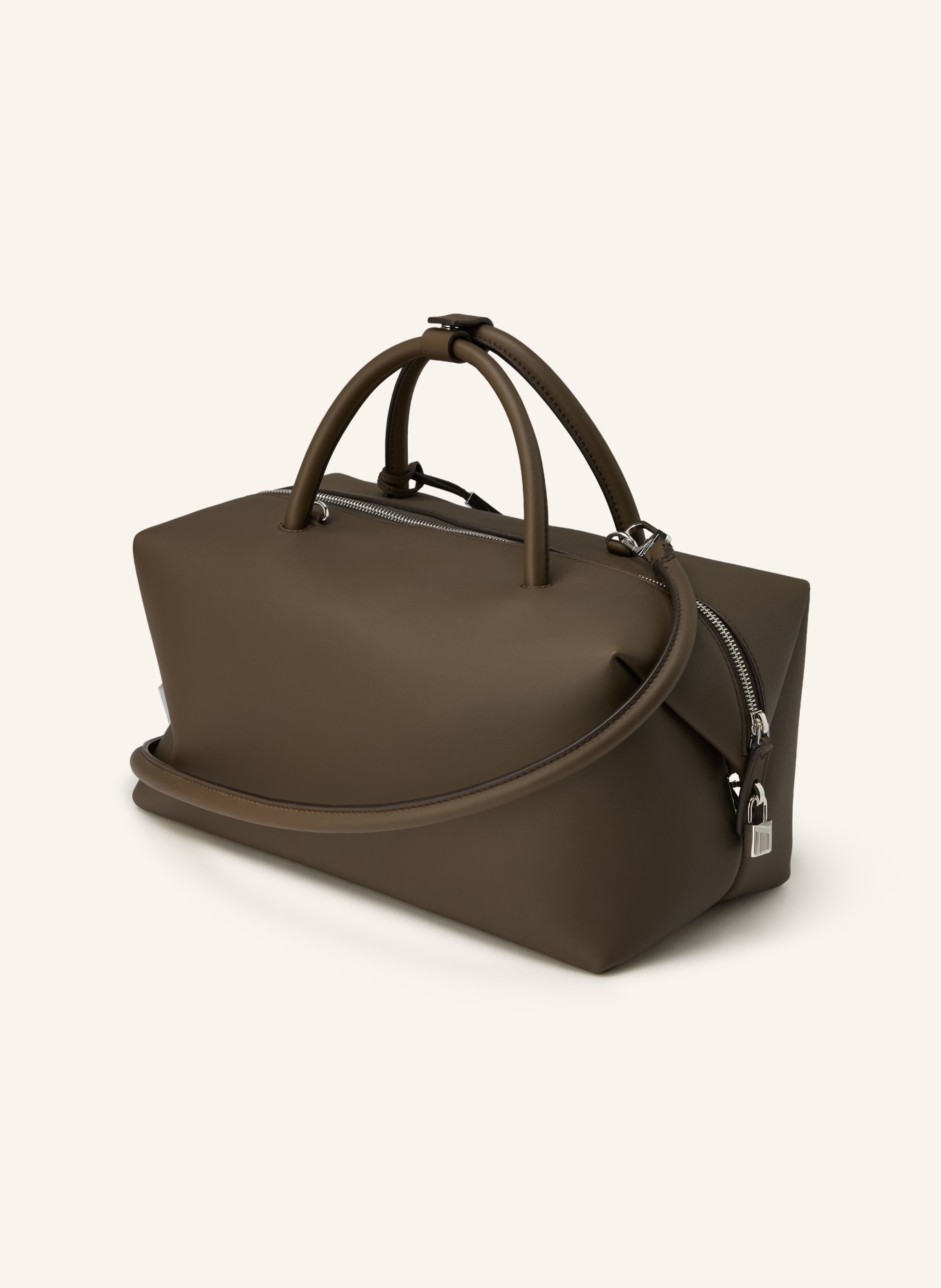 Max Mara Torebka LARGE: CIEMNOBRĄZOWY