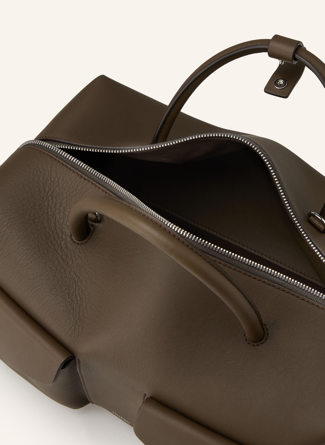 Max Mara Torebka LARGE: CIEMNOBRĄZOWY