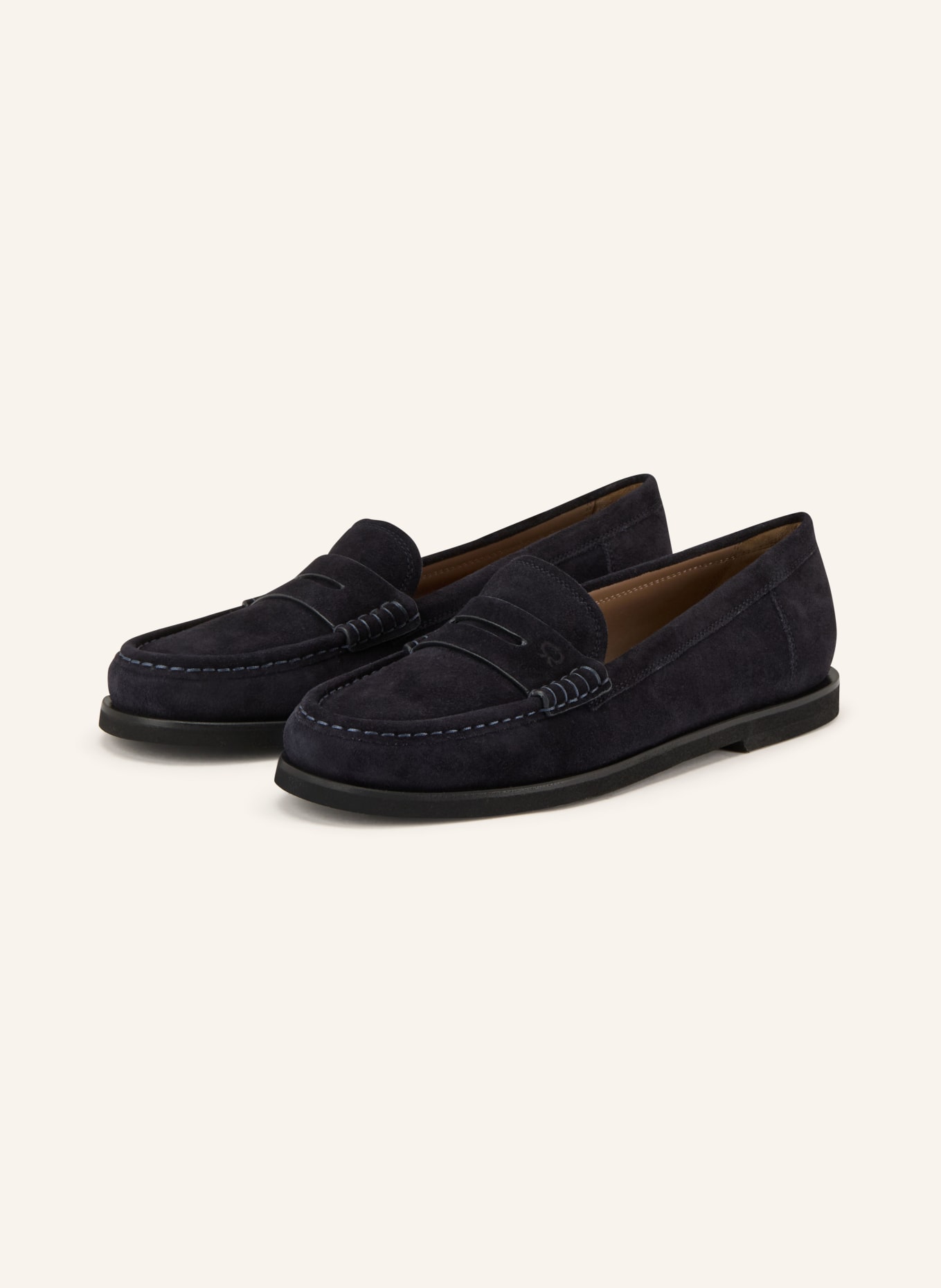 Gianvito Rossi Penny-Loafer: DUNKELBLAU