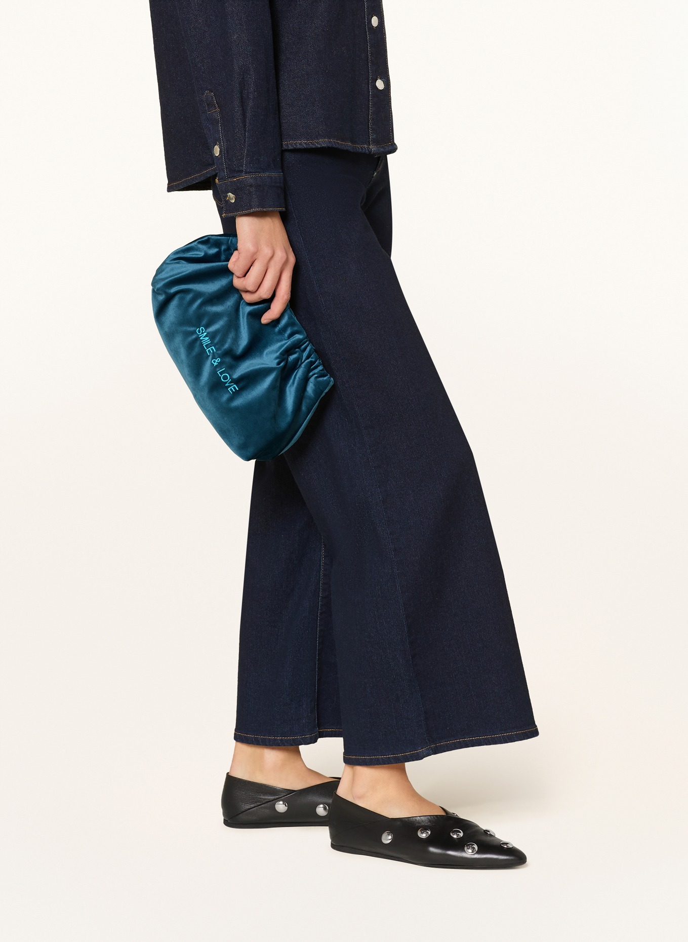 sorbet island Clutch SMILE & LOVE: PETROL