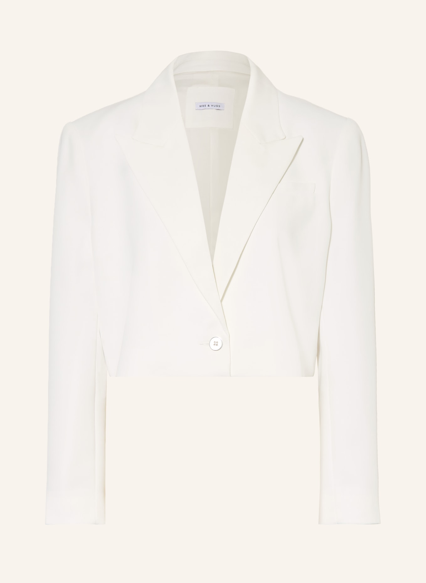 MRS & HUGS Blazer: WEISS