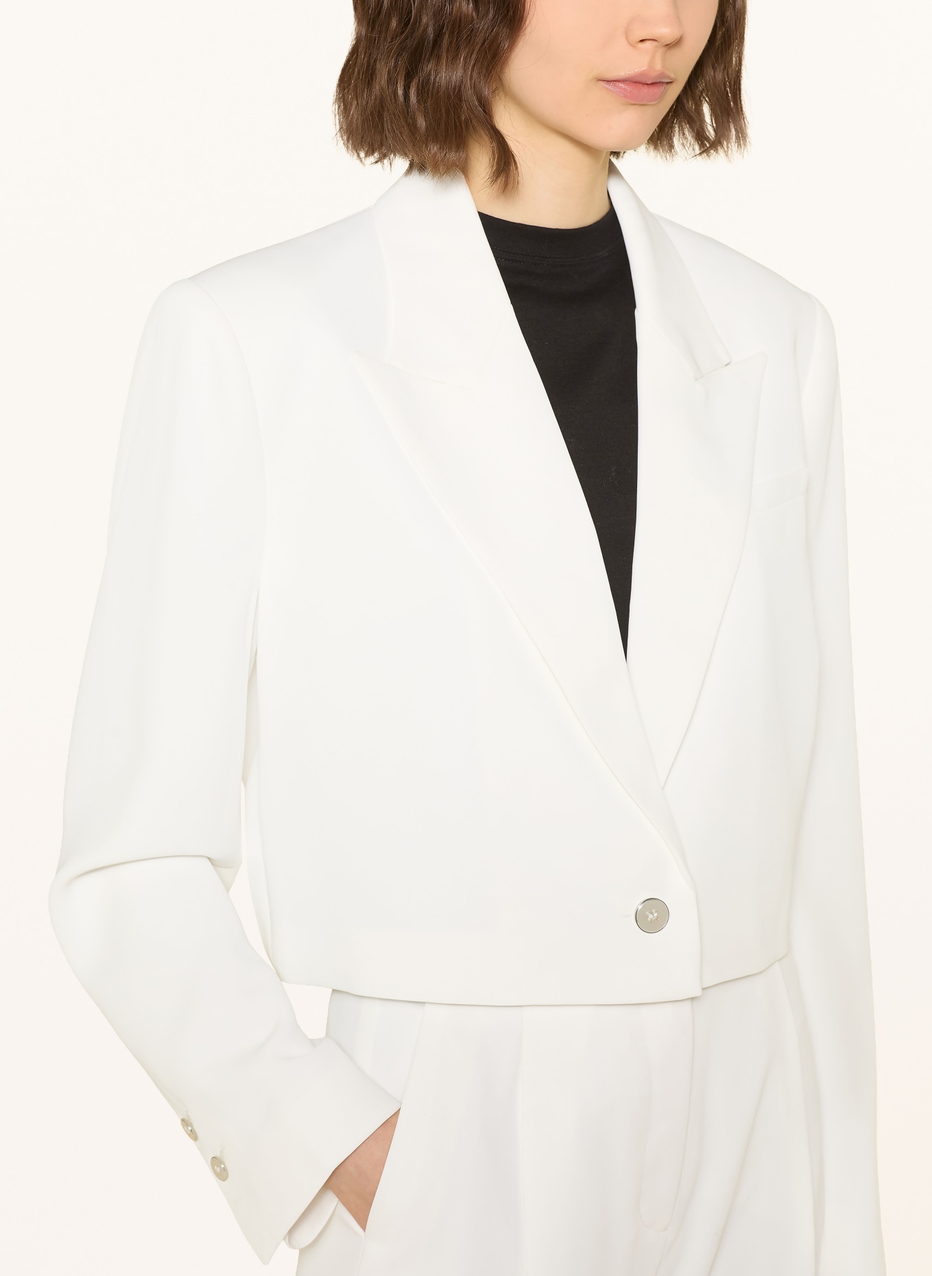 MRS & HUGS Blazer: WEISS