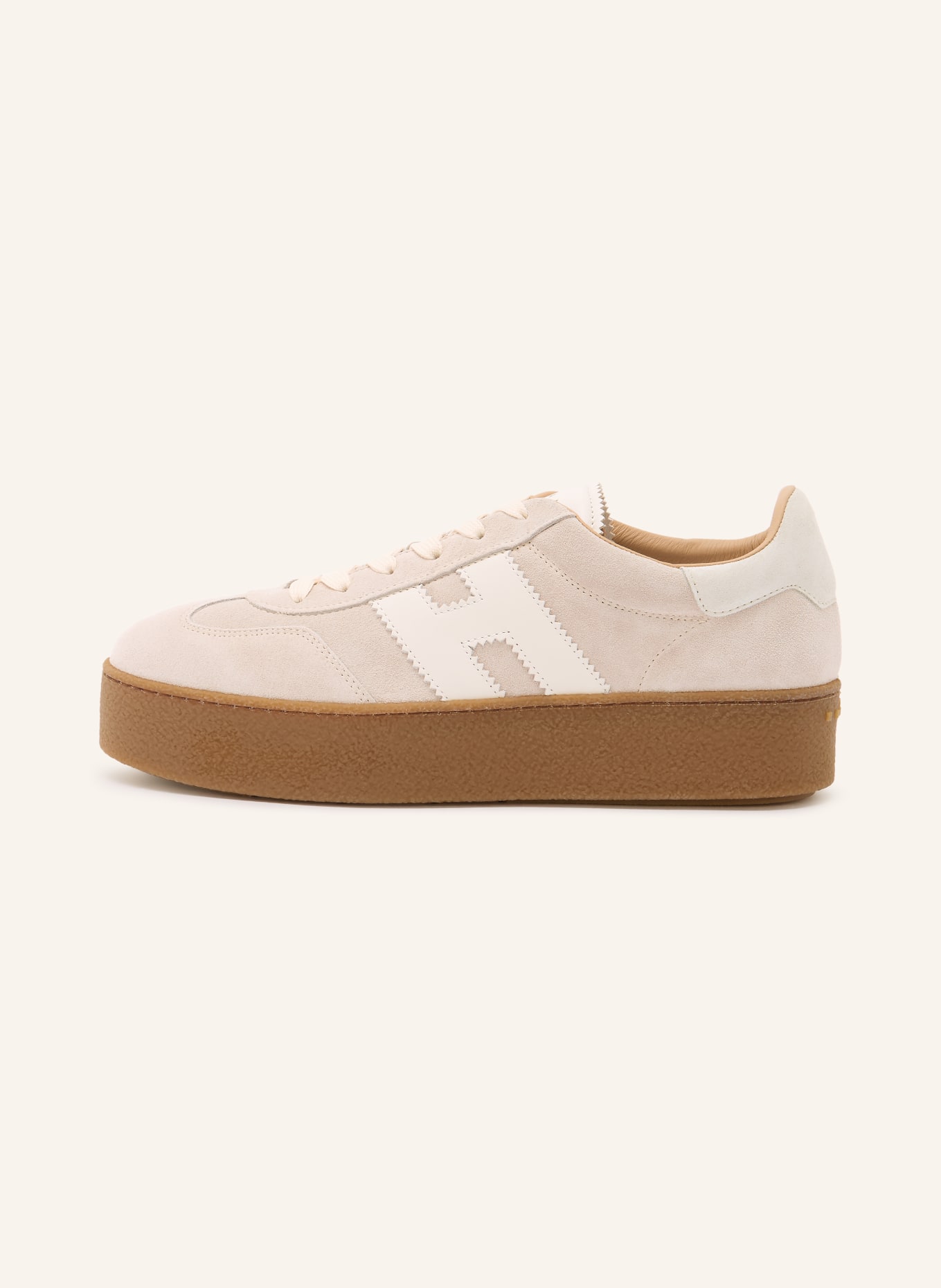 HOGAN Sneaker H698: BEIGE / ECRU