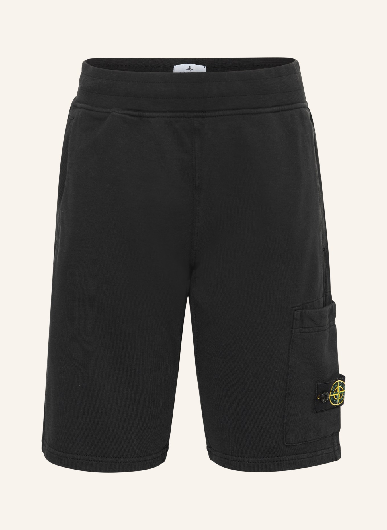 STONE ISLAND JUNIOR Sweatshorts: SCHWARZ