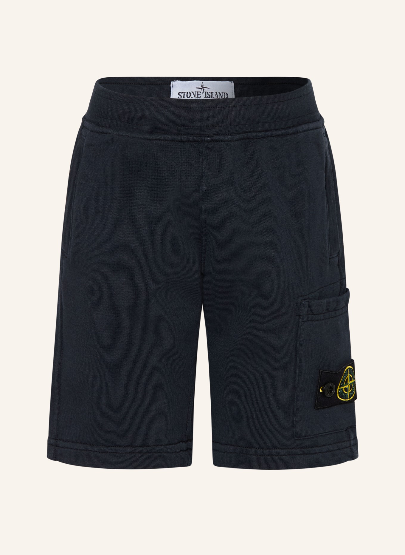 STONE ISLAND JUNIOR Sweatshorts: DUNKELBLAU