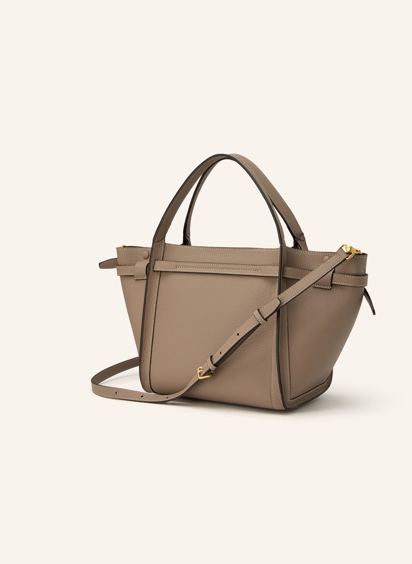 TOD'S Shopper TIM SMALL: CAMEL / GOLD
