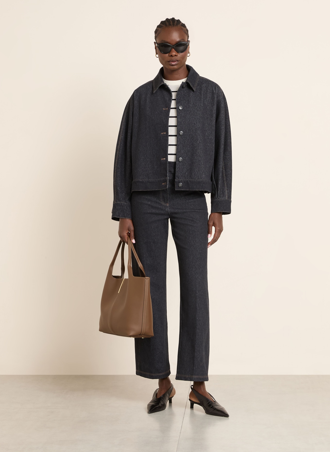 TOD'S shopper: MARRON FONCÉ / GOUD