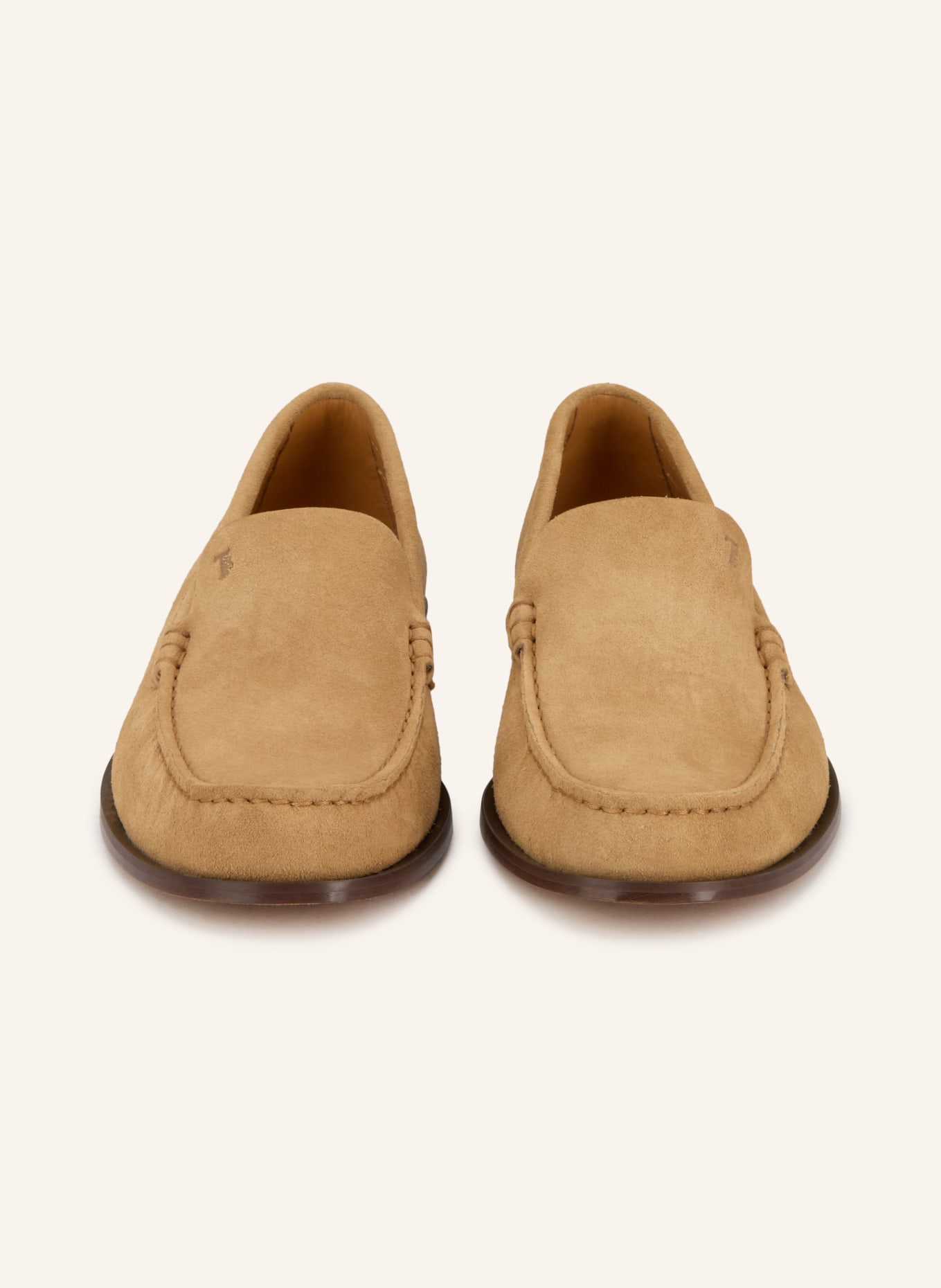 TOD'S Mokasíny s cvočky: VELBLOUDÍ