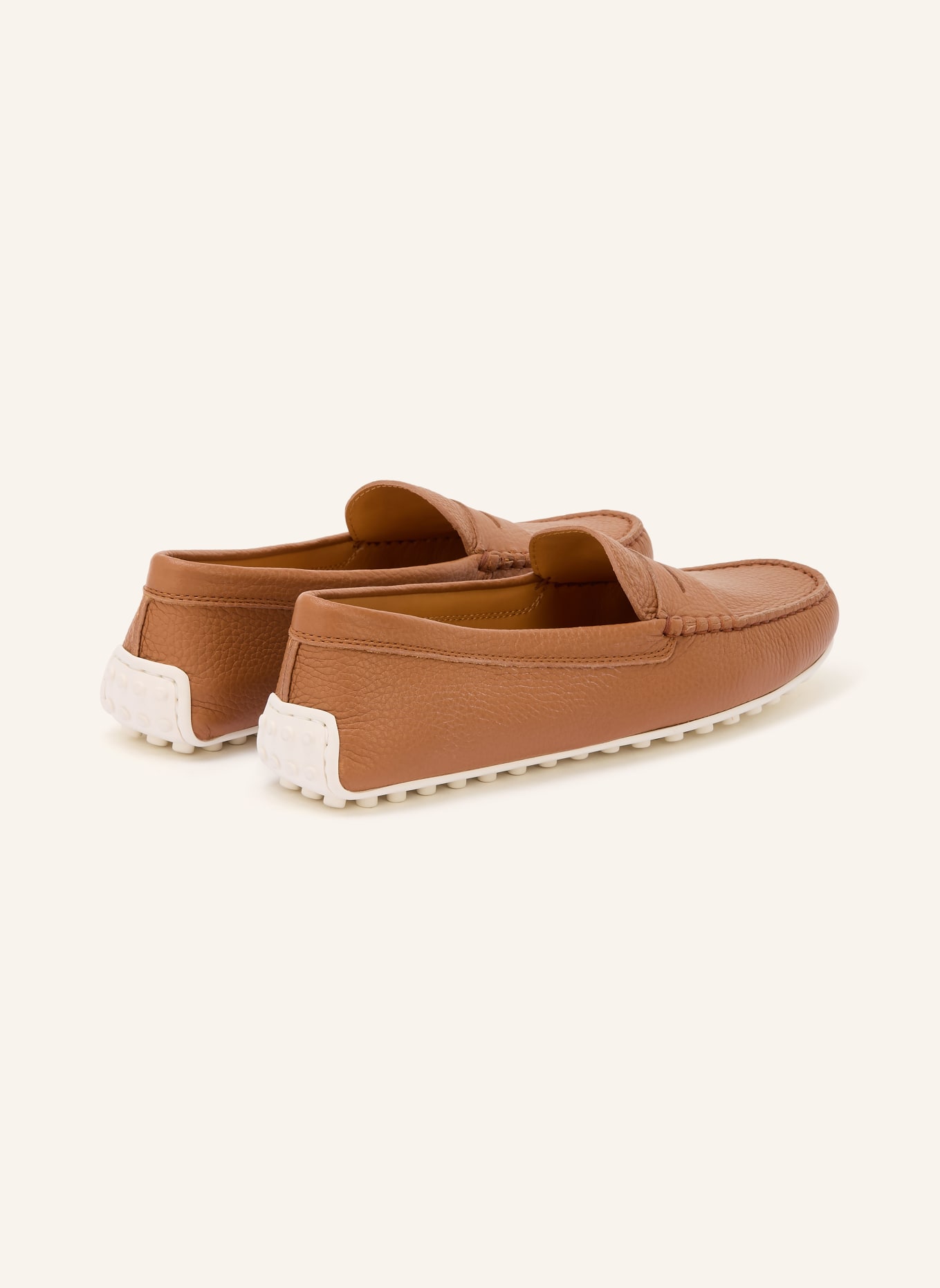 TOD'S Penny mokasíny GOMMA: HNĚDÁ