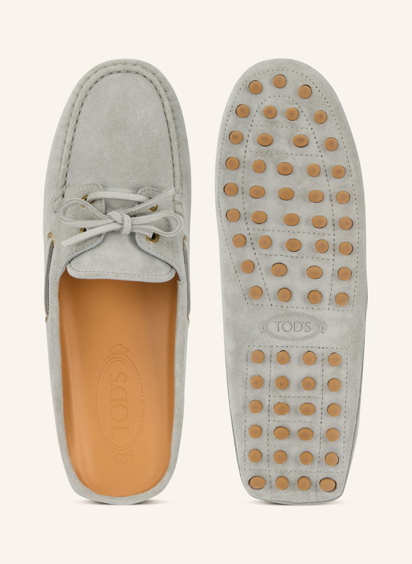 TOD'S GOMMINO moccasin: GRAY