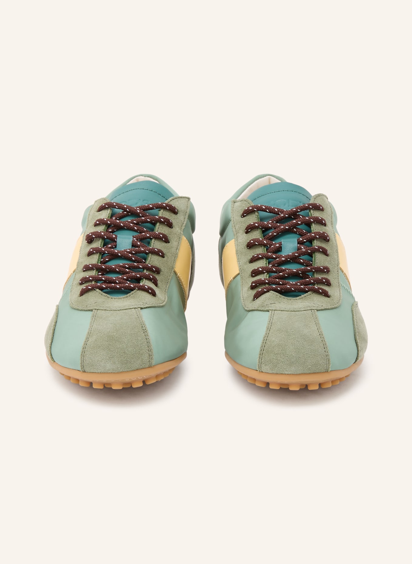 TOD'S Tenisky T-MARATHON: ZELENÁ / TMAVĚ ŽLUTÁ / SVĚTLE ZELENÁ