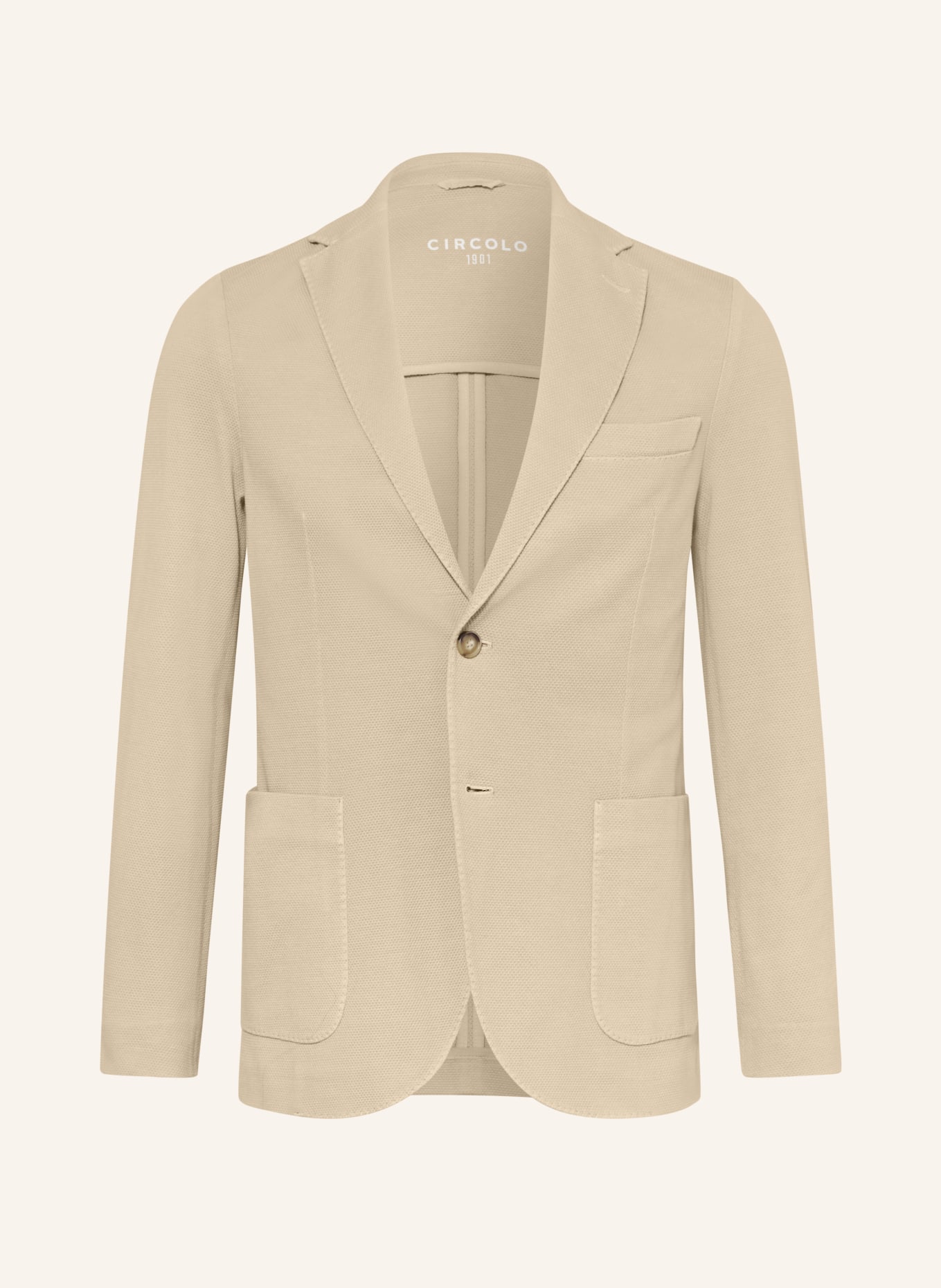 CIRCOLO 1901 Jerseysakko Slim Fit: BEIGE
