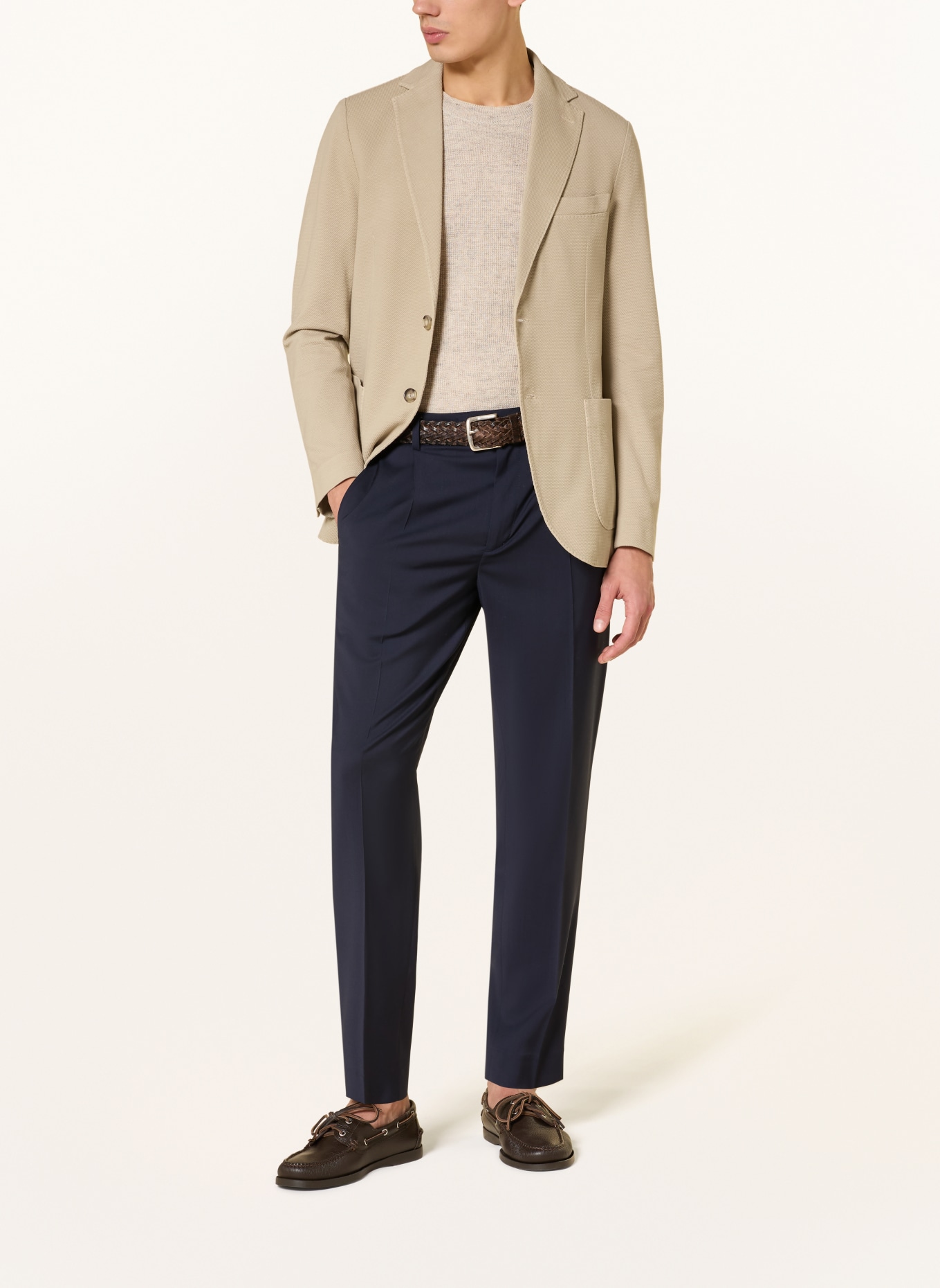 CIRCOLO 1901 Jerseysakko Slim Fit: BEIGE