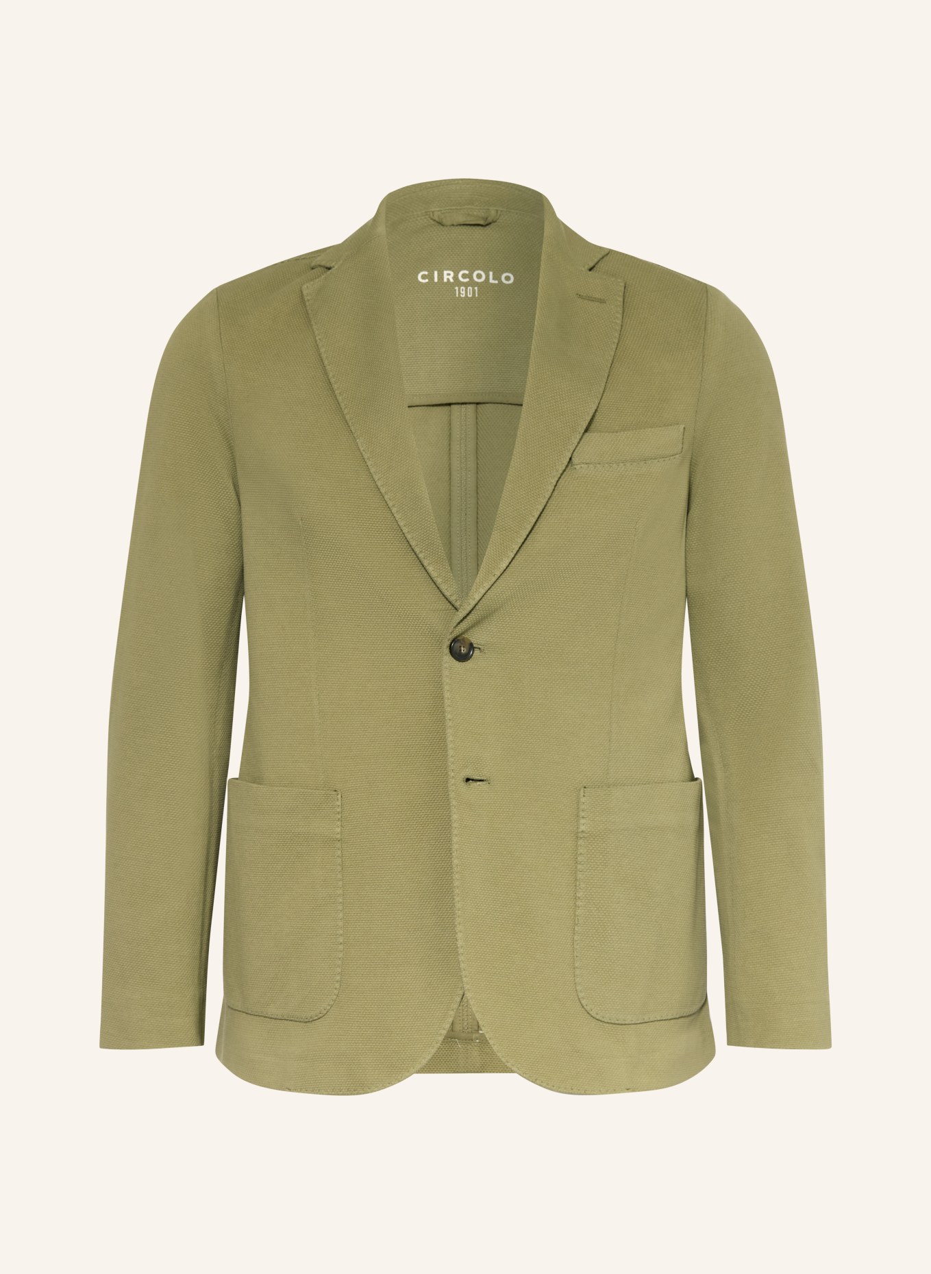 CIRCOLO 1901 Jerseysakko Slim Fit: OLIV
