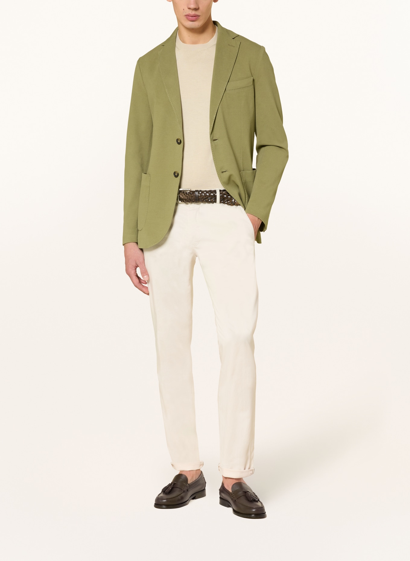 CIRCOLO 1901 Jerseysakko Slim Fit: OLIV