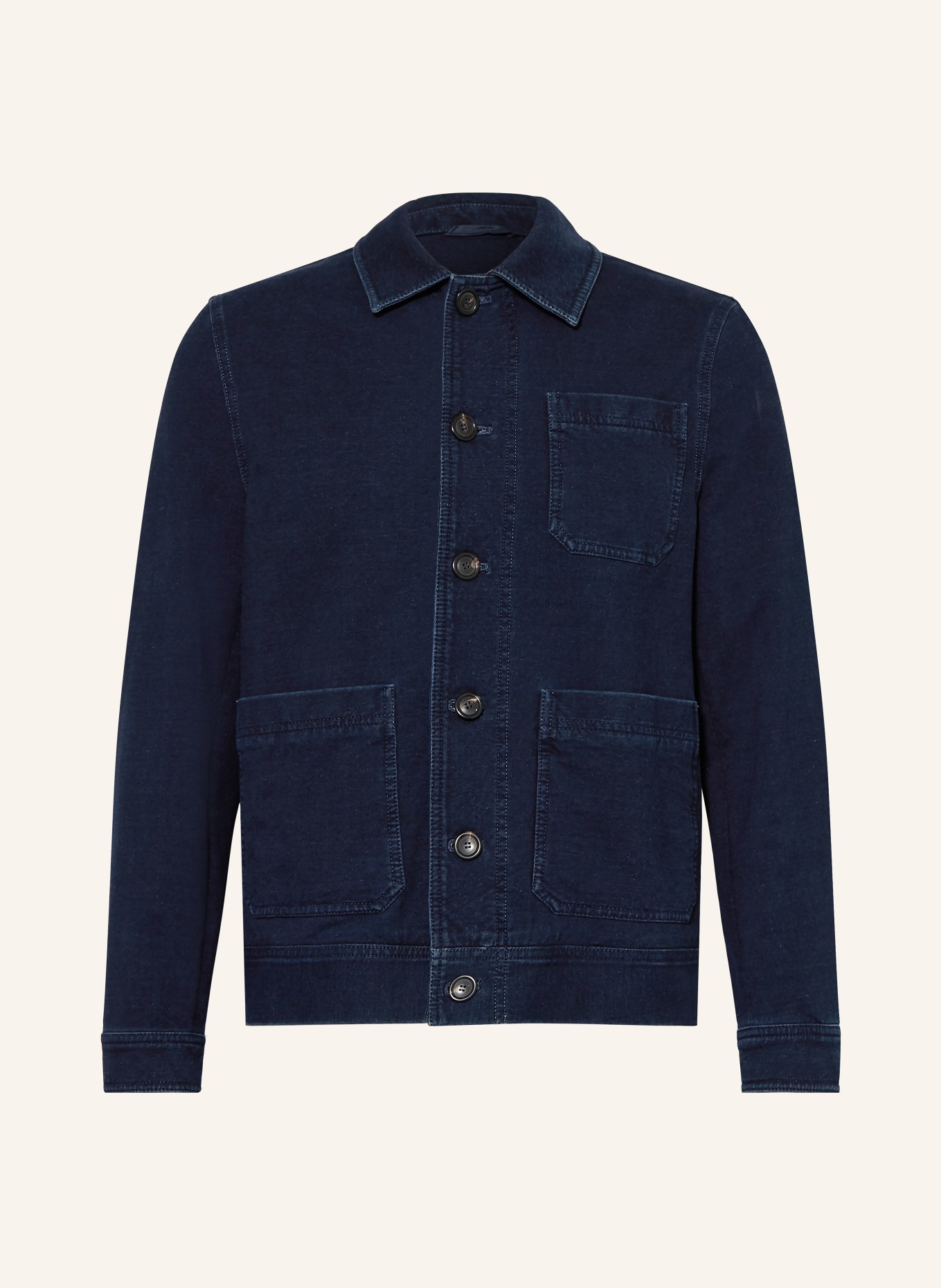 CIRCOLO 1901 Jersey-Overshirt: DUNKELBLAU