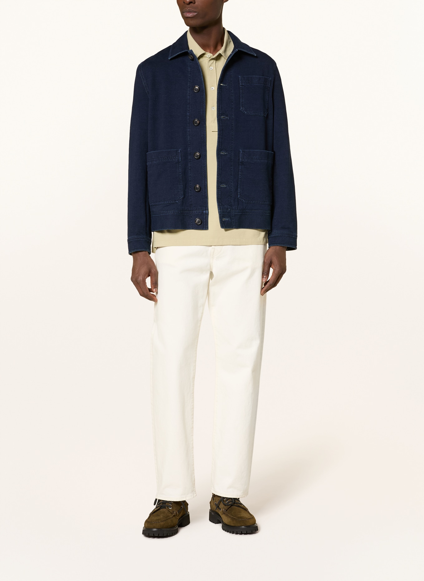 CIRCOLO 1901 Jersey-Overshirt: DUNKELBLAU