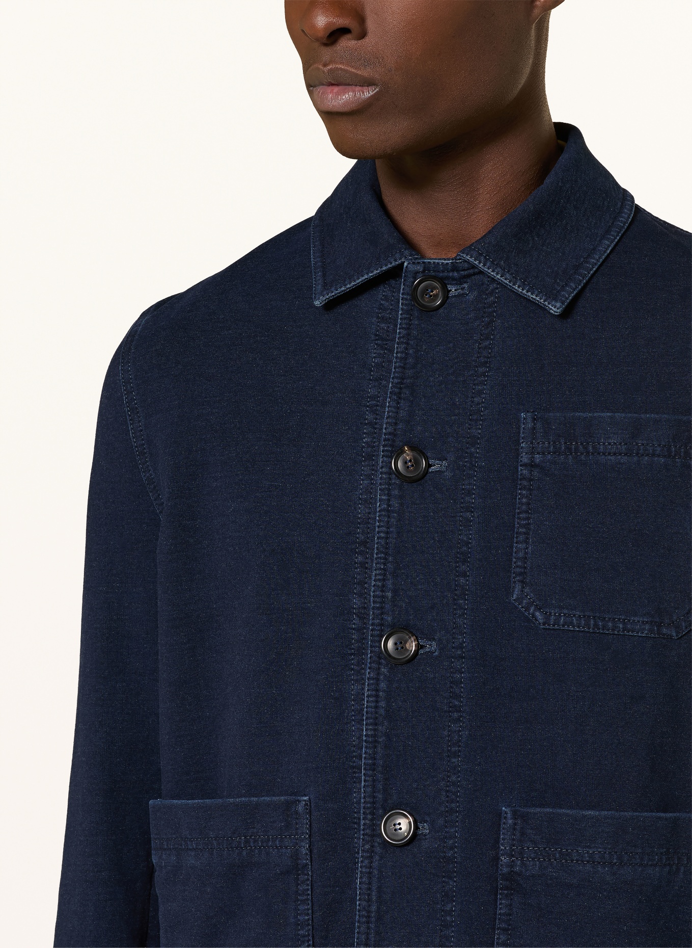 CIRCOLO 1901 Jersey-Overshirt: DUNKELBLAU