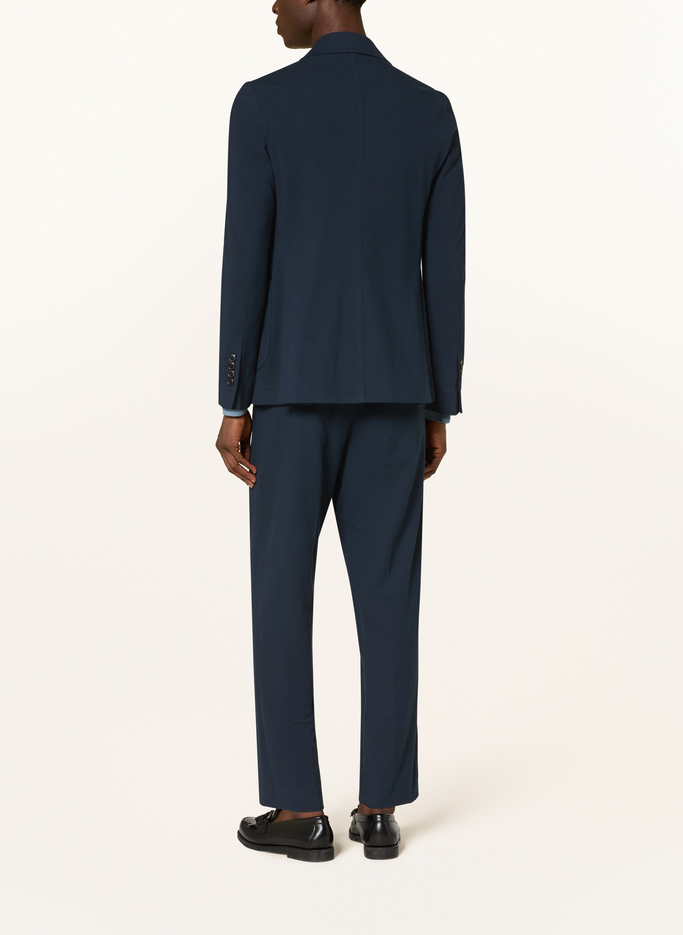 CIRCOLO 1901 Slim fit jersey suit jacket: 447 Blu Navy